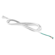 KNOOK 6FT Power Feed Cord Connector for Fixture-to-Junction Box, White