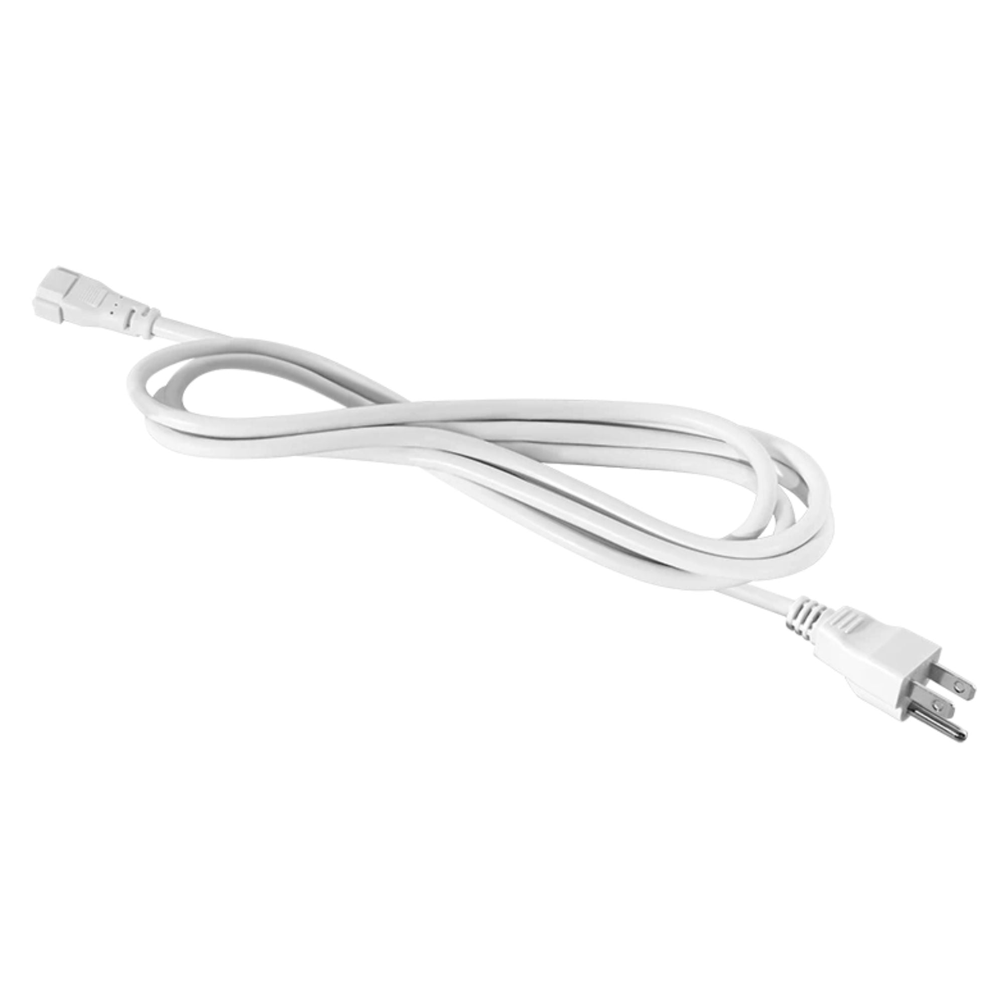 KNOOK 6FT Flexible Fixture-to-Outlet Power Cord, White