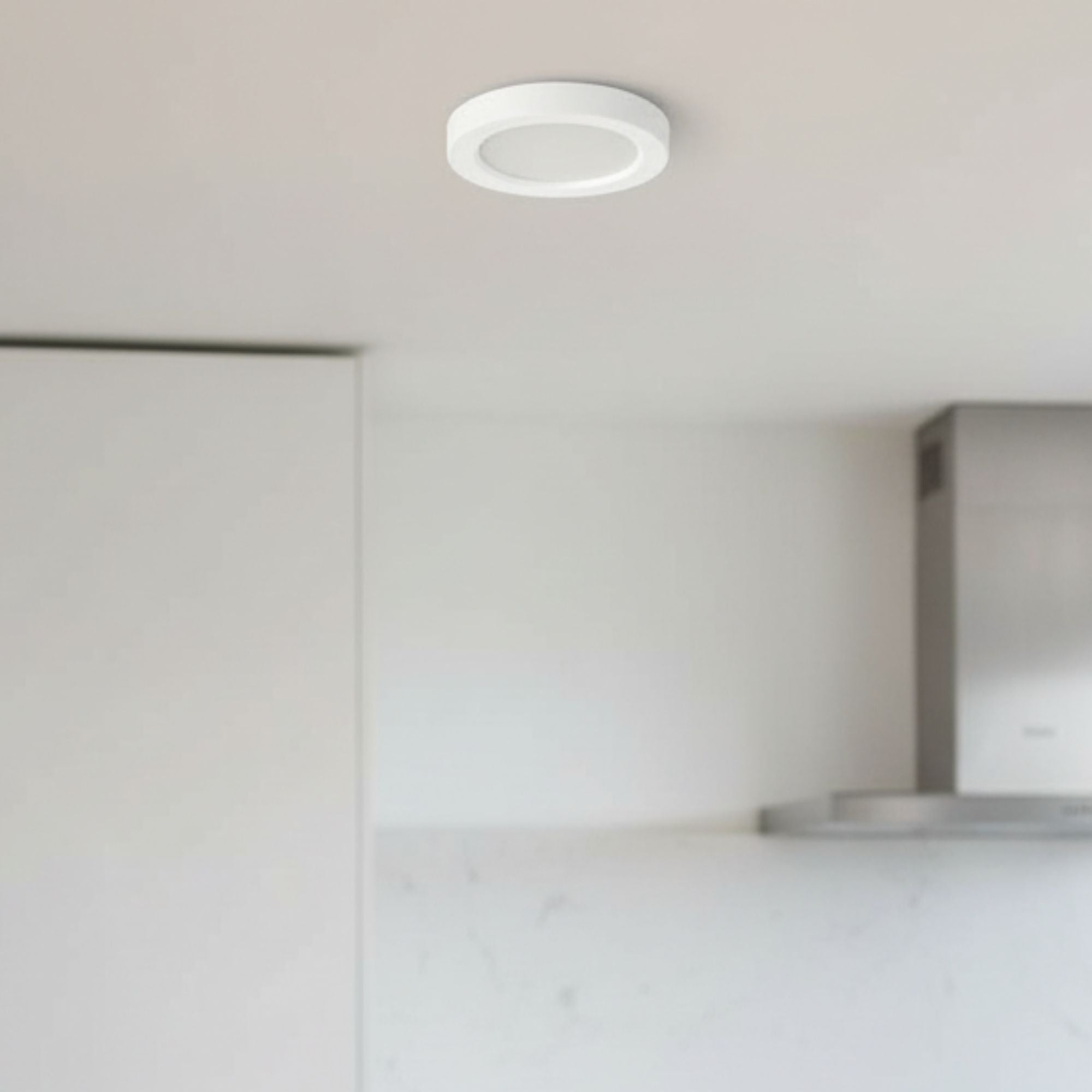 SUMOFA 7" LED Surface Mount, 5CCT, White, 120-277V