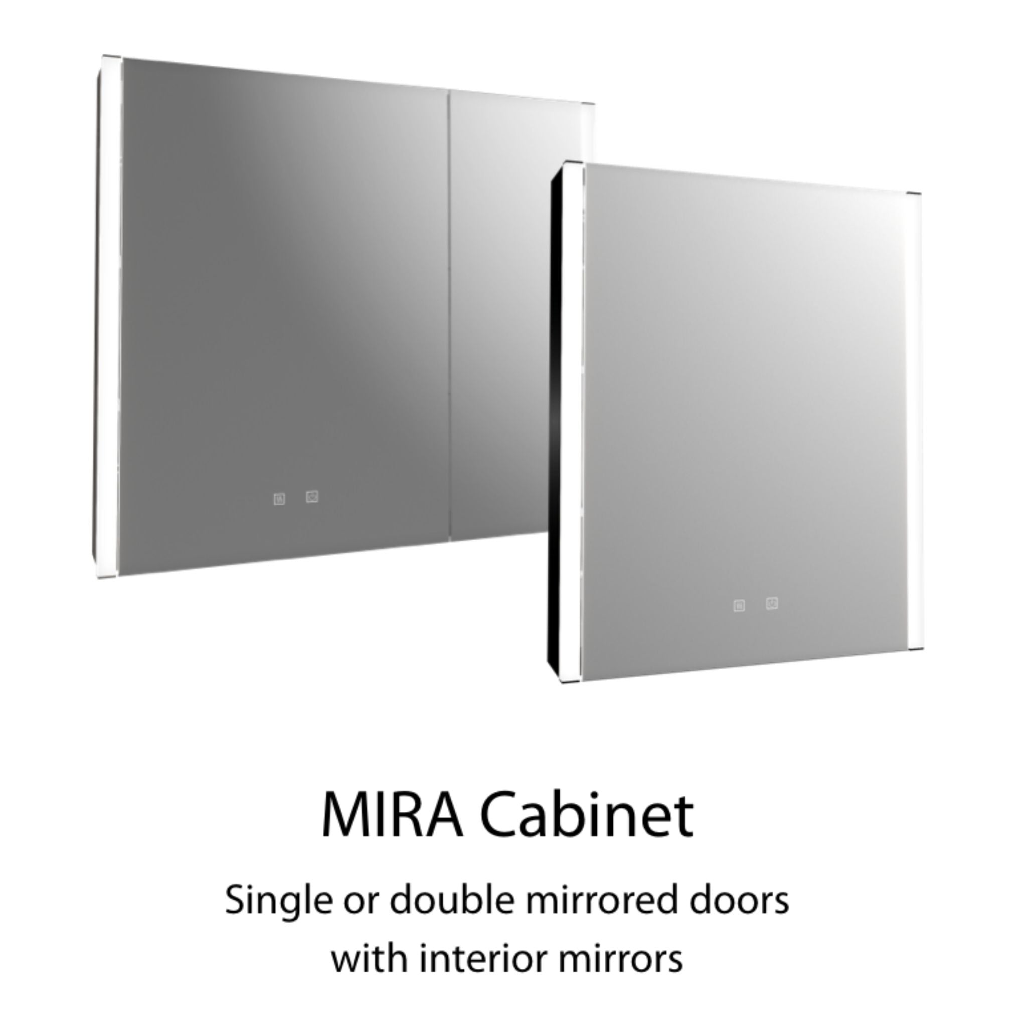 RAB MIRA Mirror Light Cabinet Rectangle 20"X28", Integrated LED with 5CCT