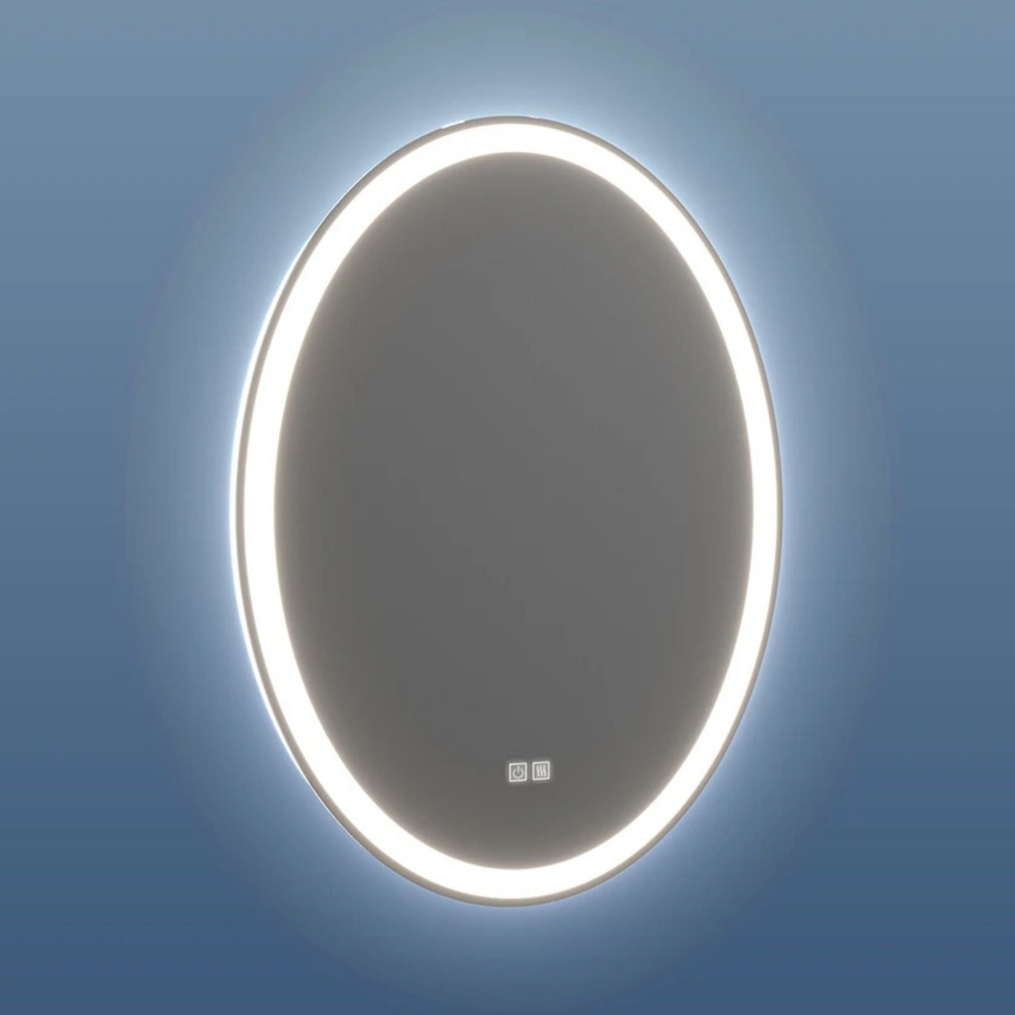 RAB MIRA Mirror Light Frameless Ellipse 24"X32", Integrated LED with 5CCT