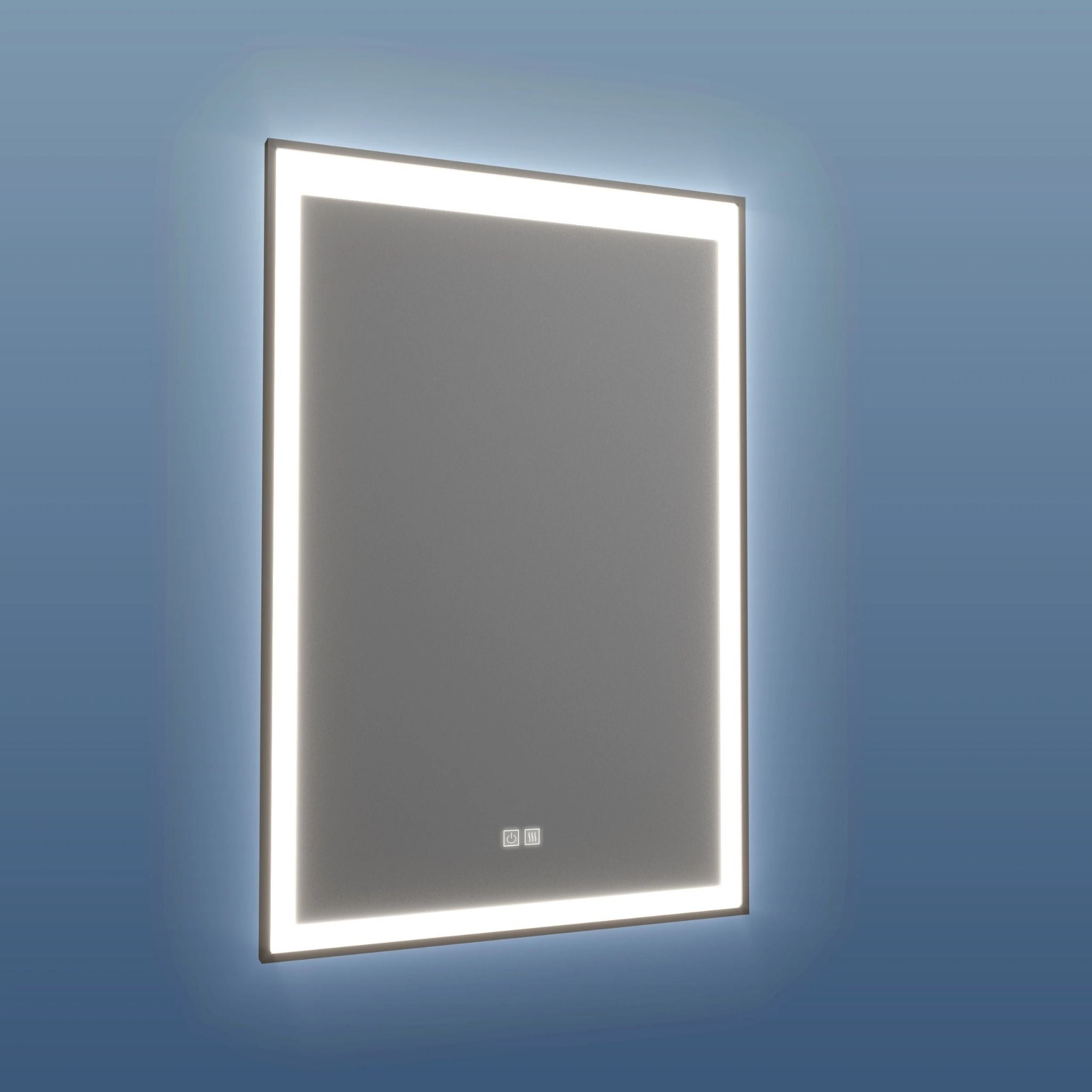 RAB MIRA Mirror Light with Black Frame Rectangle 24"X36", Integrated LED with 5CCT