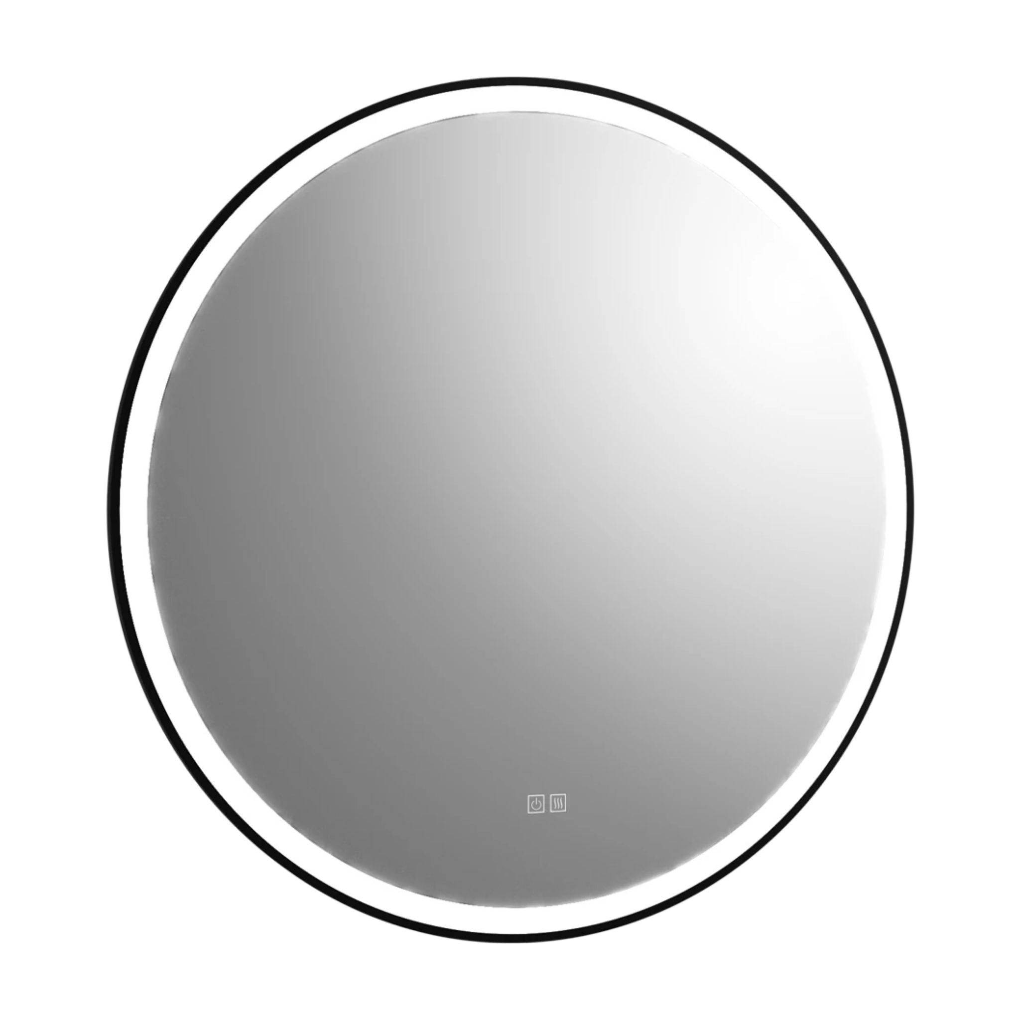 RAB MIRA Mirror Light with Black Frame Round 36", Integrated LED with 5CCT