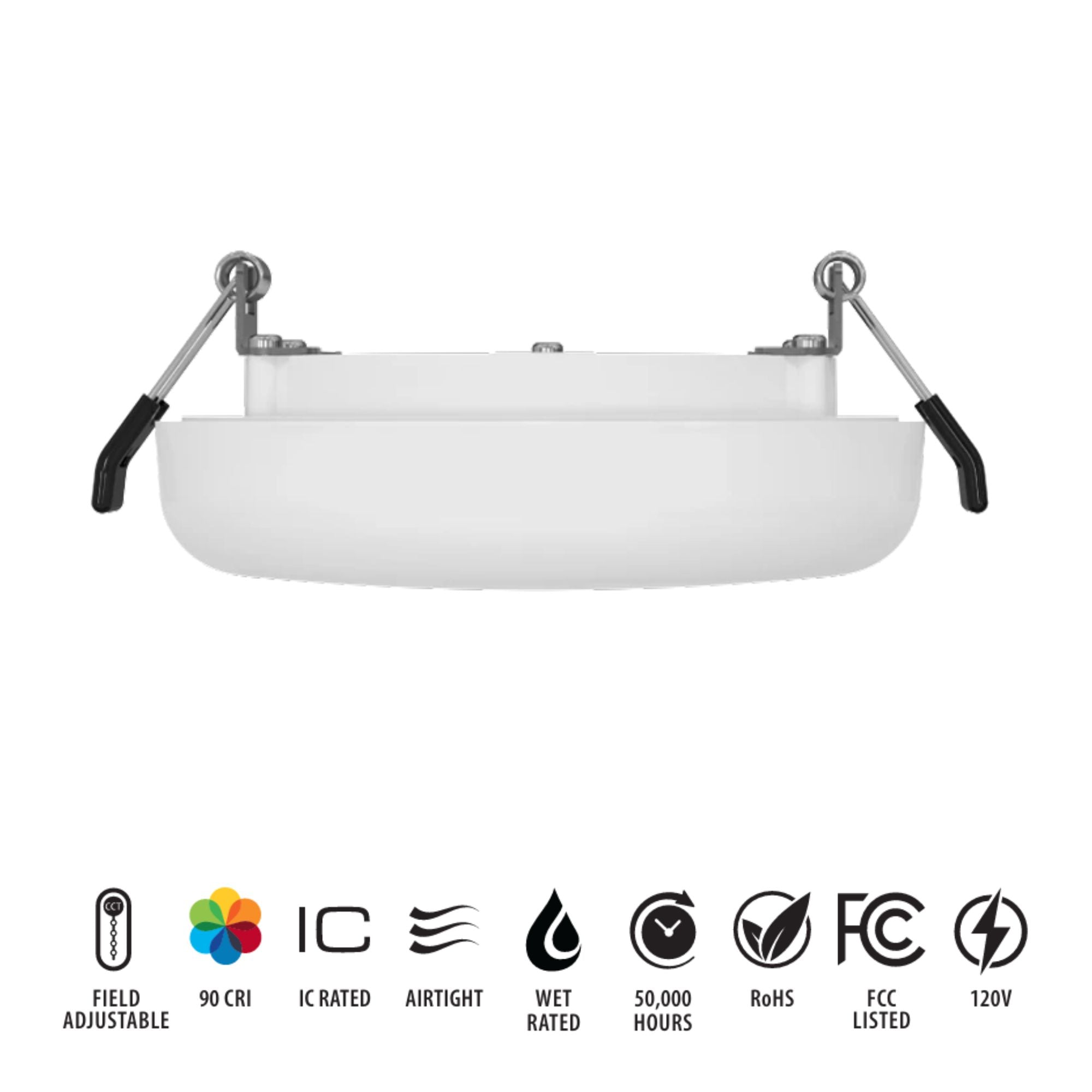 RAB ORB4 4 in. Trimless Downlight 9W Selectable CCT Wet Rated