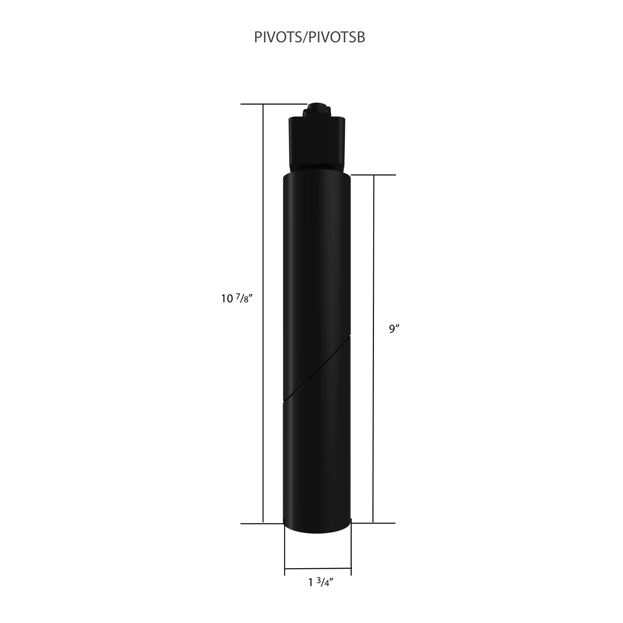 RAB Pivot Track Head, H-Type, White, Selectable CCT, 812 Lumens, 24° Optics