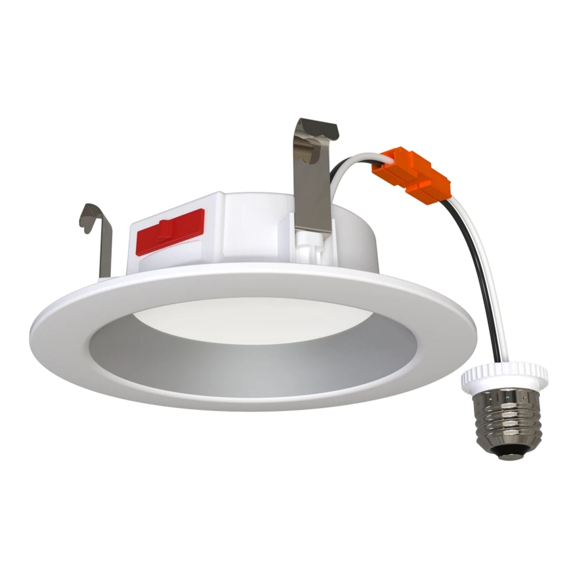RAB R34-4-HW 4 in. Open Reflector Retrofit Downlight 8W 700 Lumens Selectable CCT Wet Rated, Haze White