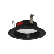 RAB R34-4B-K 4 in. Open Baffle Retrofit Downlight 8W 700 Lumens Selectable CCT Wet Rated, Black