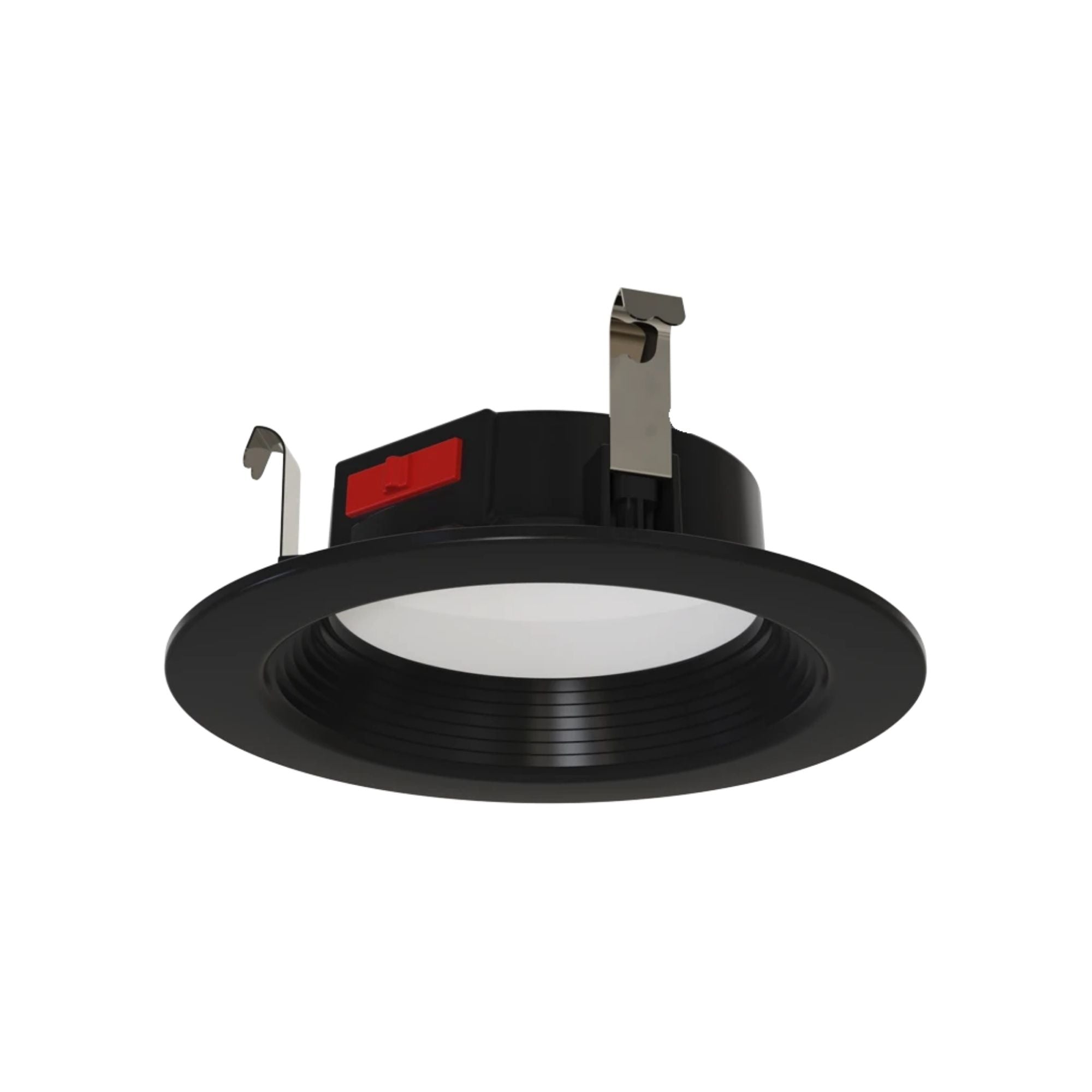RAB R34-4B-K 4 in. Open Baffle Retrofit Downlight 8W 700 Lumens Selectable CCT Wet Rated, Black