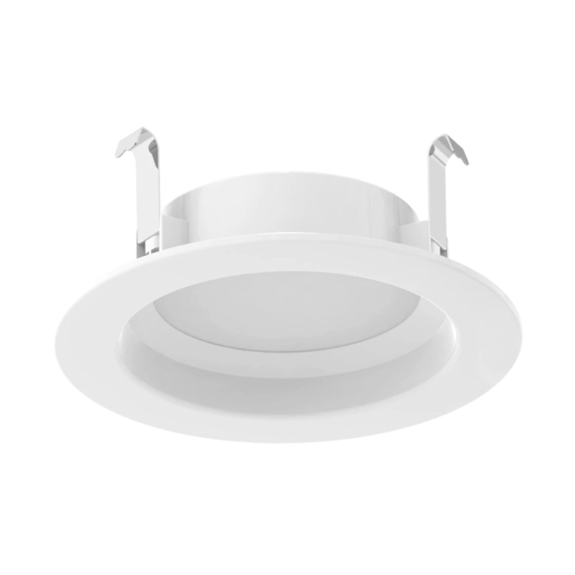 4" R34 Retrofit LED Can Light, 700 Lm, CCT-Adjustable, Round Smooth Trim