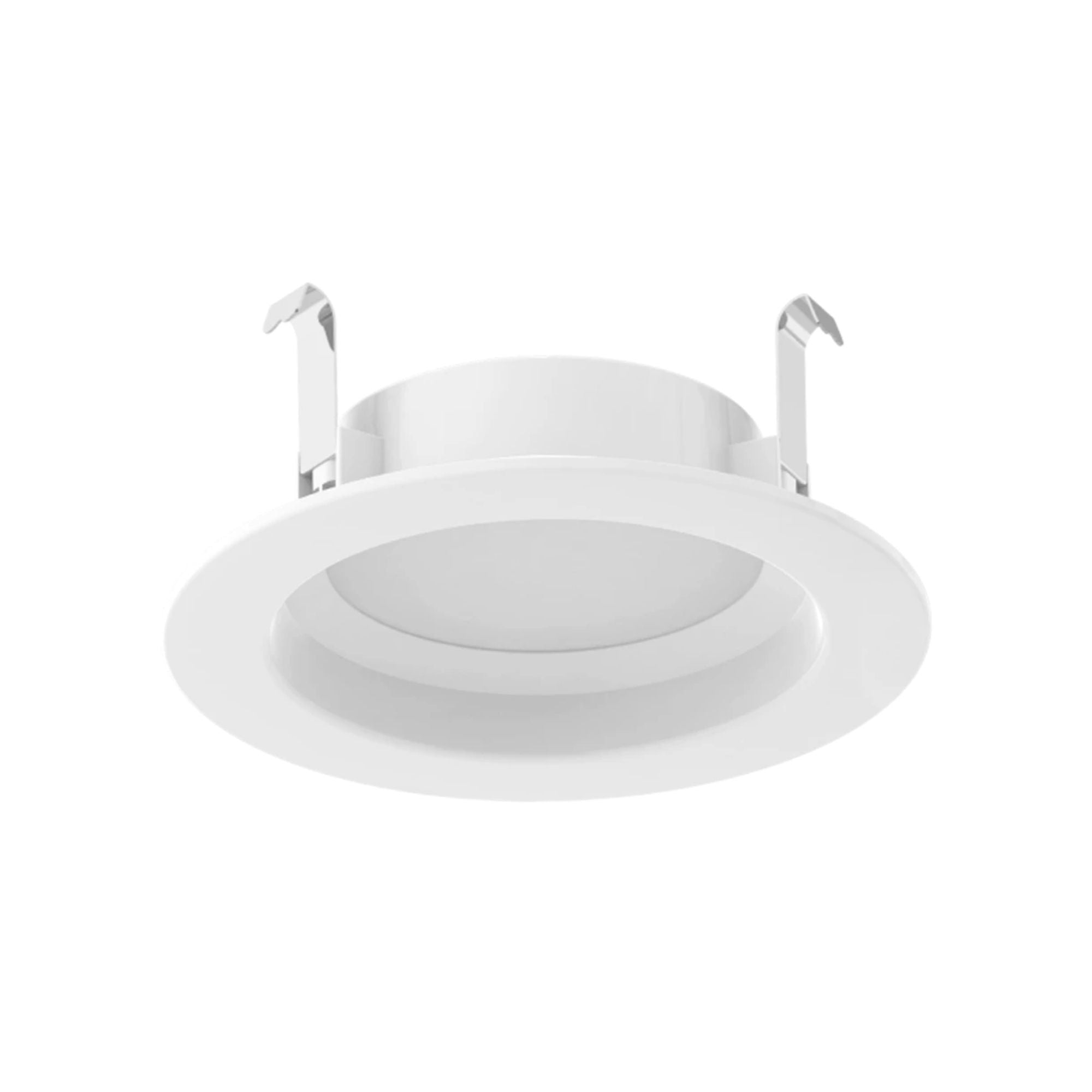 4" R34 Retrofit LED Can Light, 700 Lm, CCT-Adjustable, Round Smooth Trim