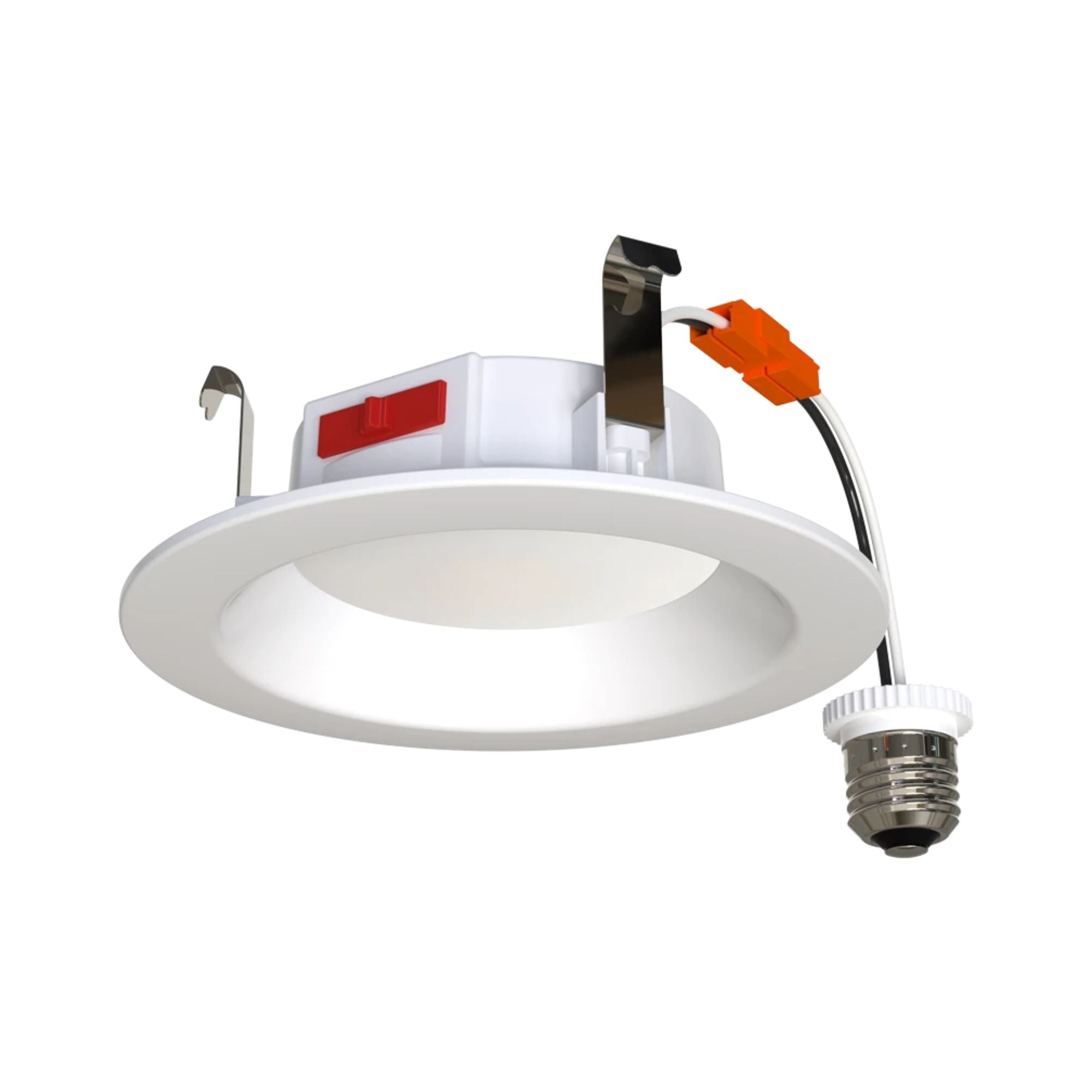 RAB Lighting - 4" R34 Retrofit LED Can Light, 700 Lm, CCT-Adjustable, Round Smooth Trim | Bees Lighting