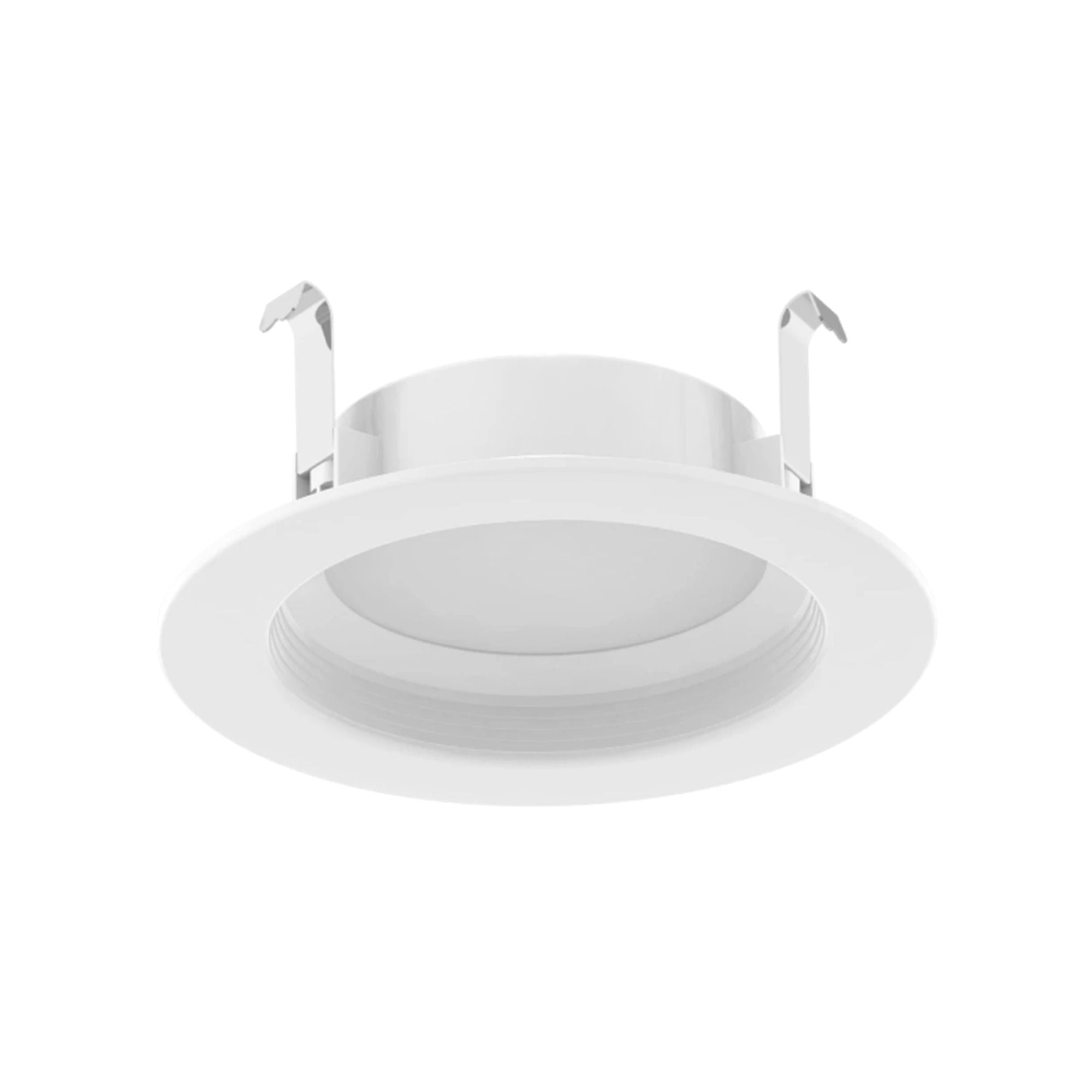 4" R34 Retrofit LED Can Light, 700 Lm, CCT-Adjustable, Round Baffle Trim