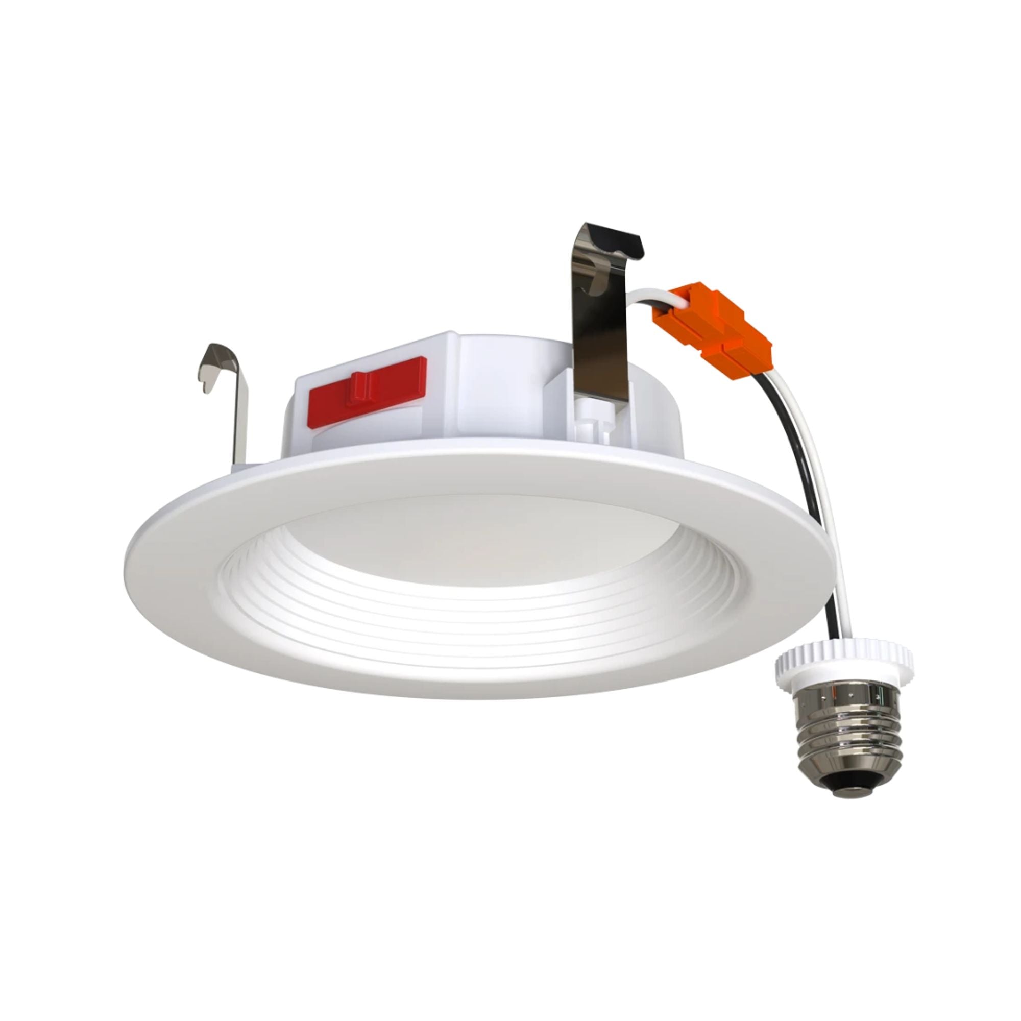 RAB Lighting - 4" R34 Retrofit LED Can Light, 700 Lm, CCT-Adjustable, Round Baffle Trim | Bees Lighting