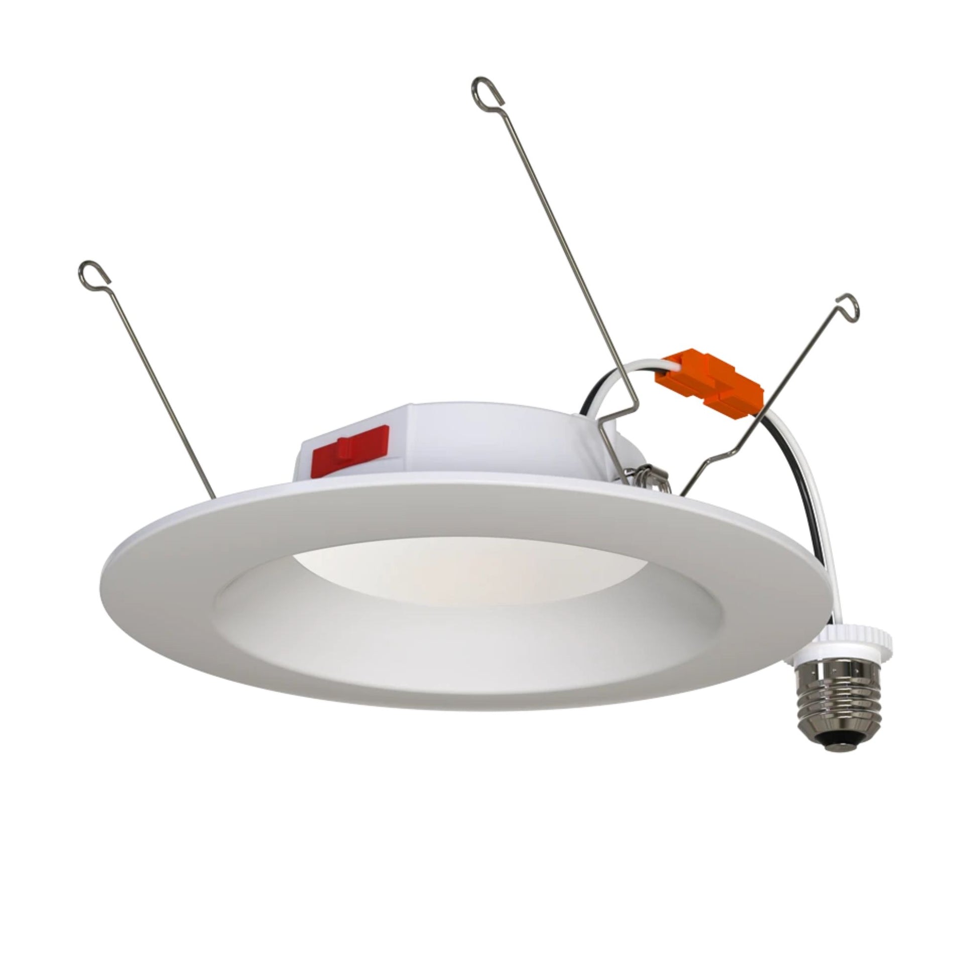 RAB Lighting - 6" R34 Retrofit LED Can Light, 900 Lm, CCT-Adjustable, Round Smooth Trim | Bees Lighting