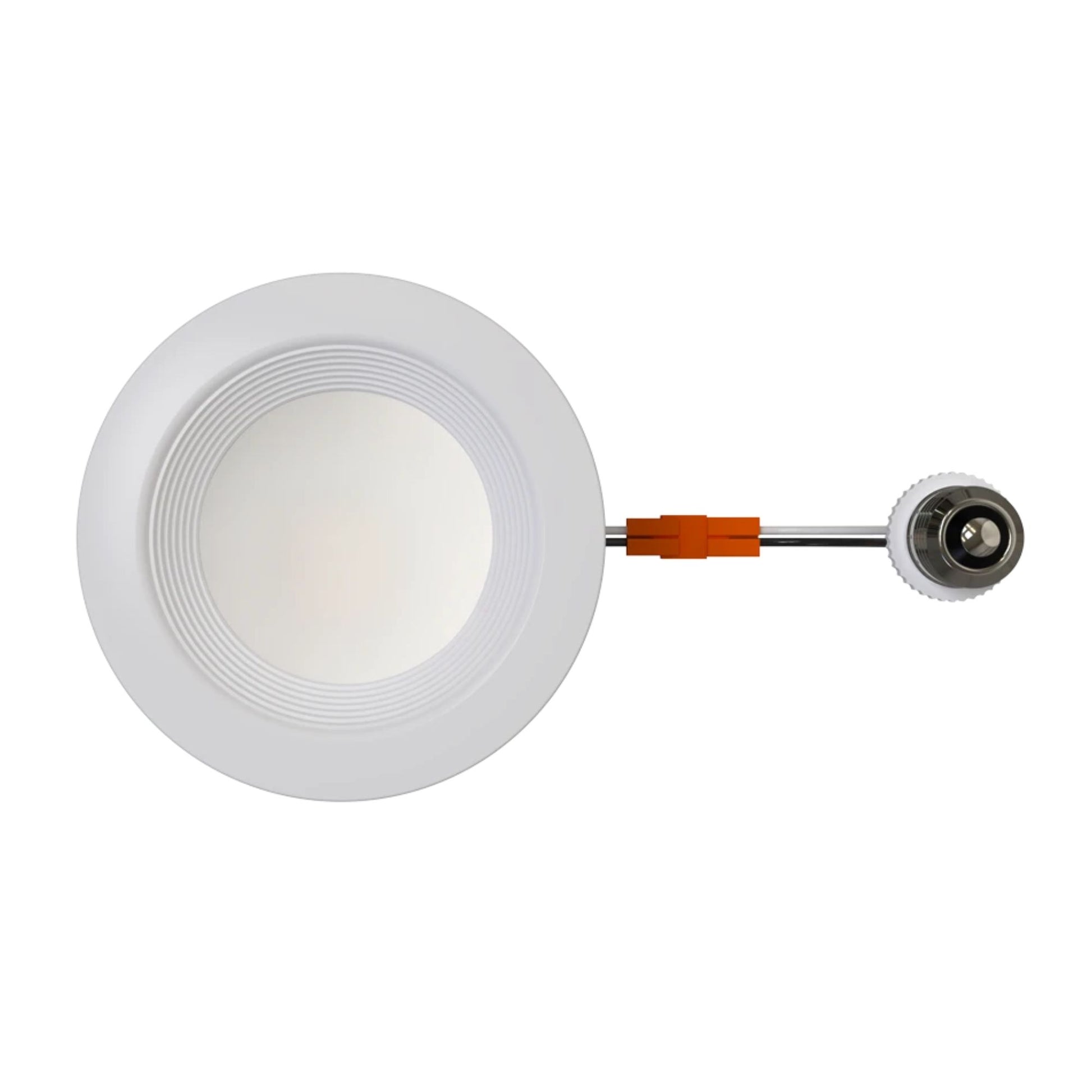 RAB Lighting - 6" R34 Retrofit LED Can Light, 900 Lm, CCT-Adjustable, Round Baffle Trim | Bees Lighting