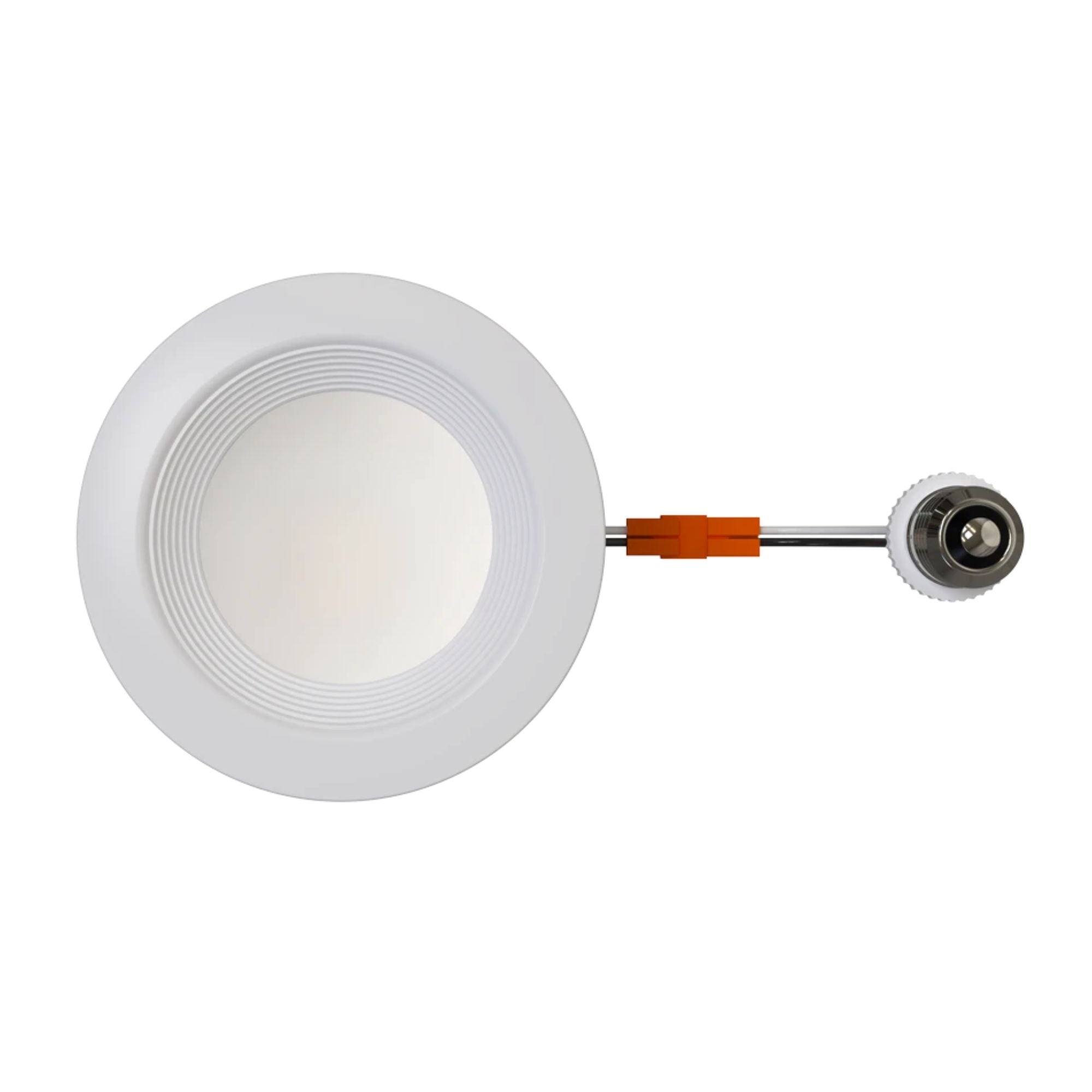 RAB Lighting - 6" R34 Retrofit LED Can Light, 900 Lm, CCT-Adjustable, Round Baffle Trim | Bees Lighting