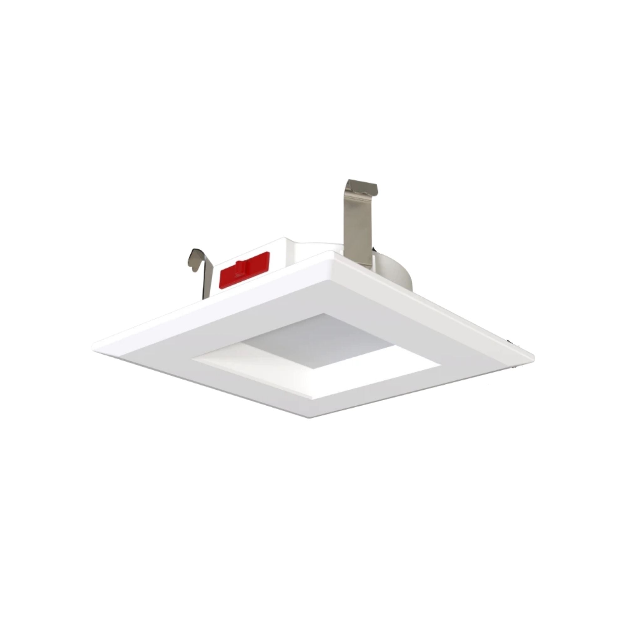 4" R34 Retrofit LED Can Light, 600 Lm, CCT-Adjustable, Square Smooth Trim