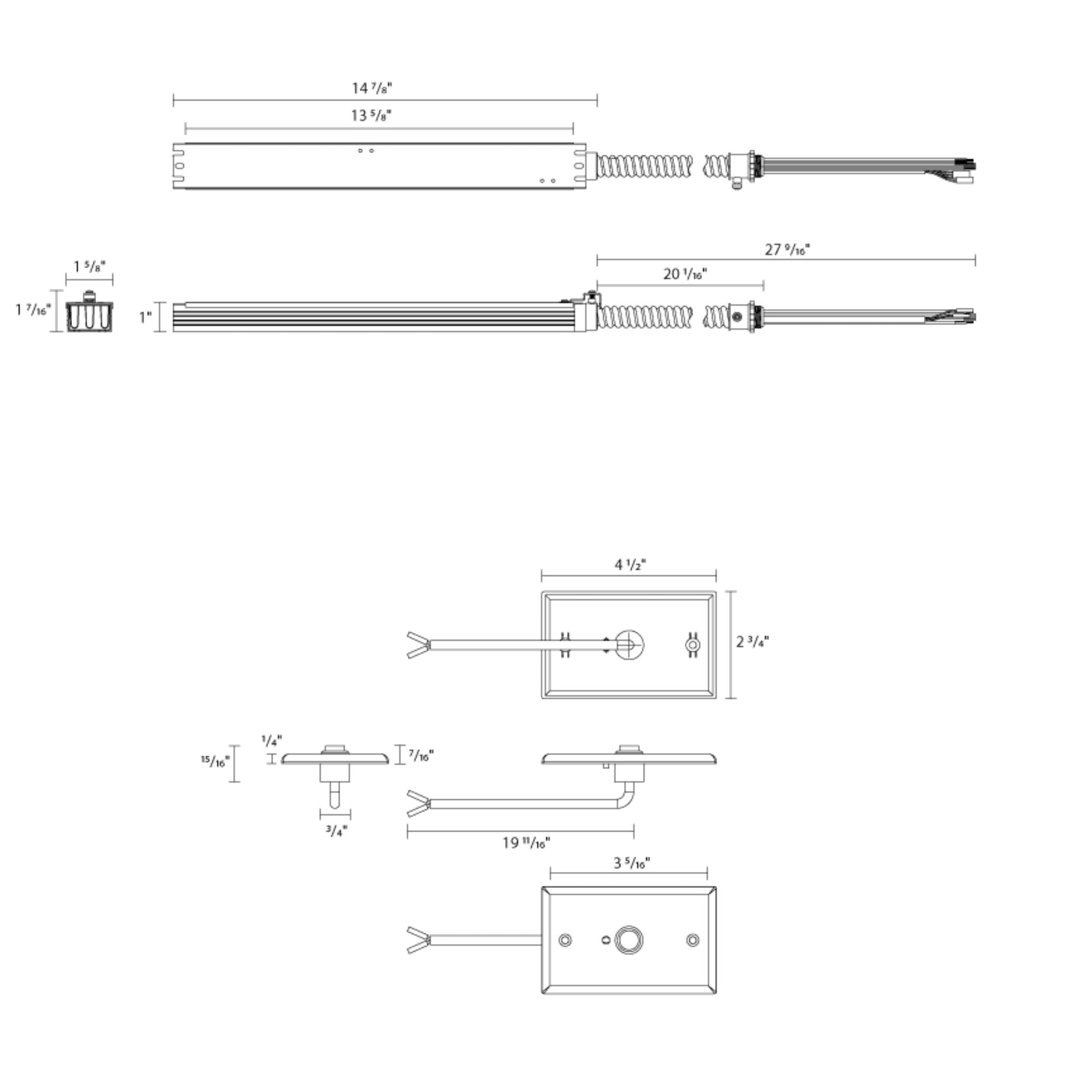 RAB Lighting EMB-15 15W Emergency LED Driver, 120V-347V, 0-10V Dimming