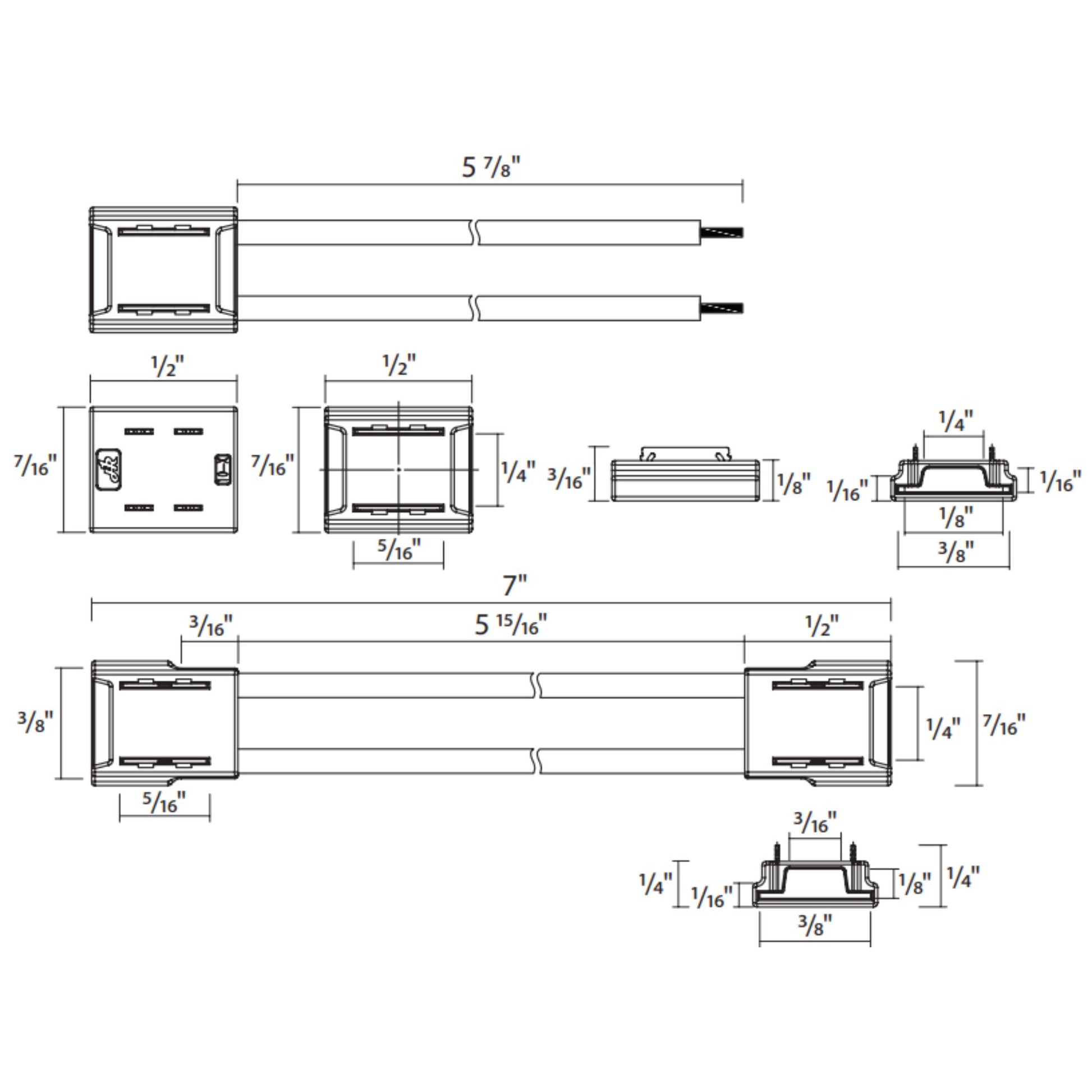 ARCTAPE Dim to Warm Tape Light Connector Kit - Bees Lighting