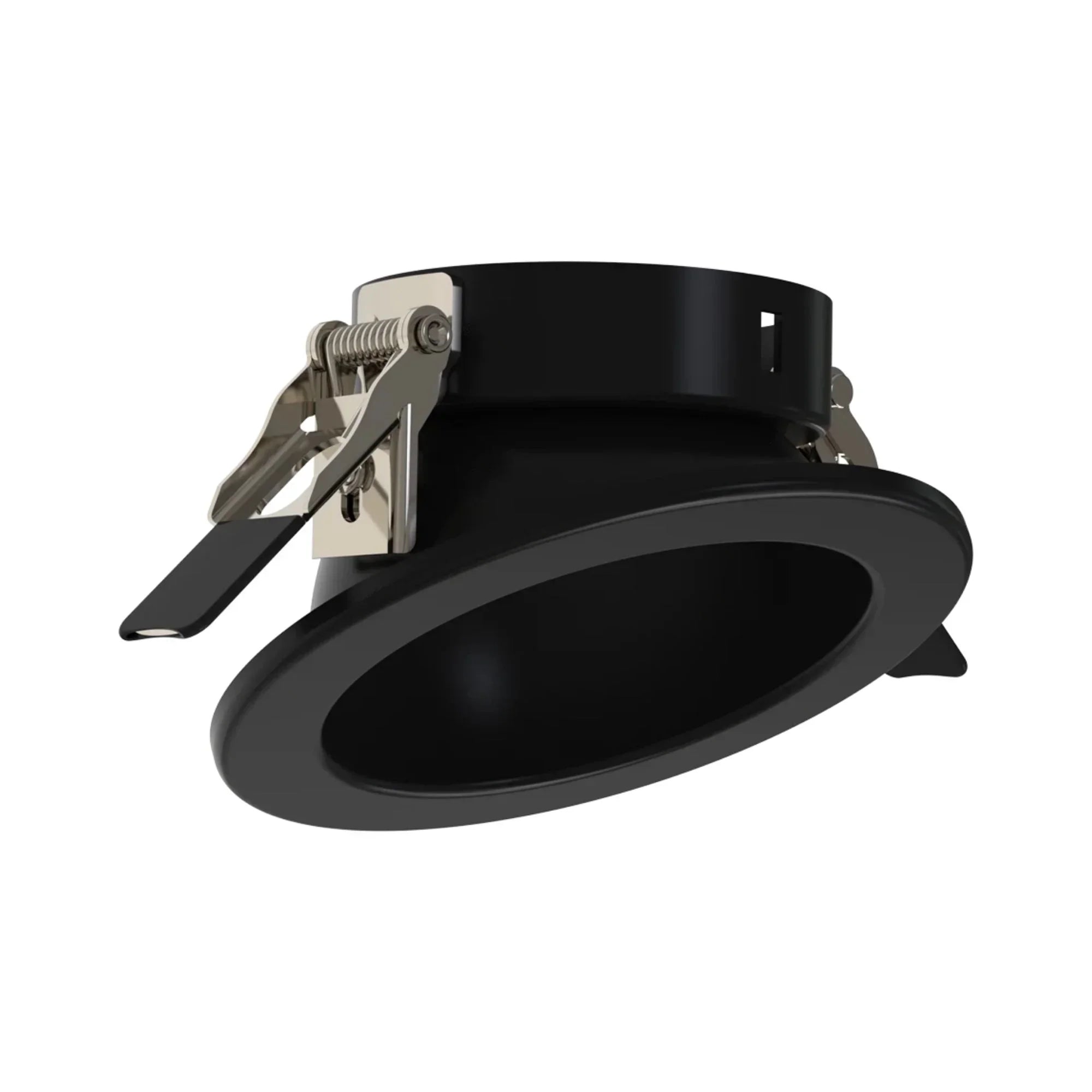 ND22 4" Round Wall Wash Trim Black Reflector and Flange for ND22-12