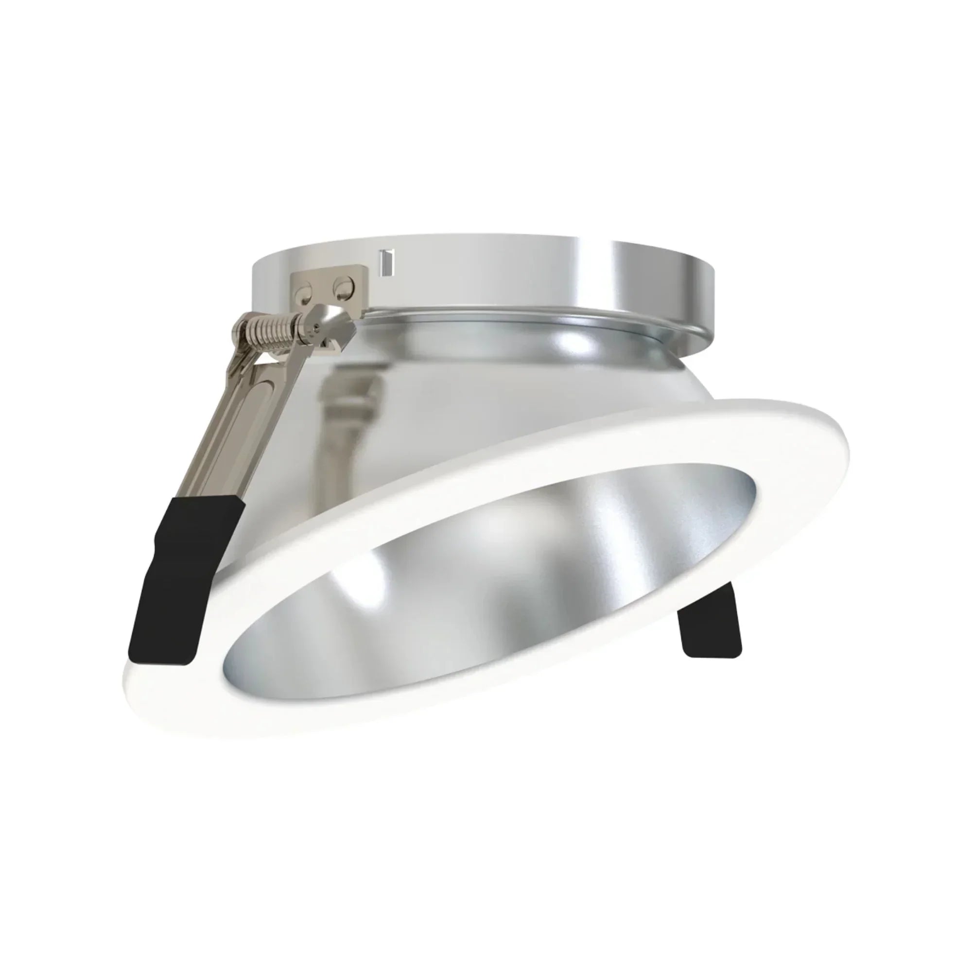 ND22 6" Round Wall Wash Trim Haze Reflector and White Flange for ND22-20, ND22-30 and ND22-50