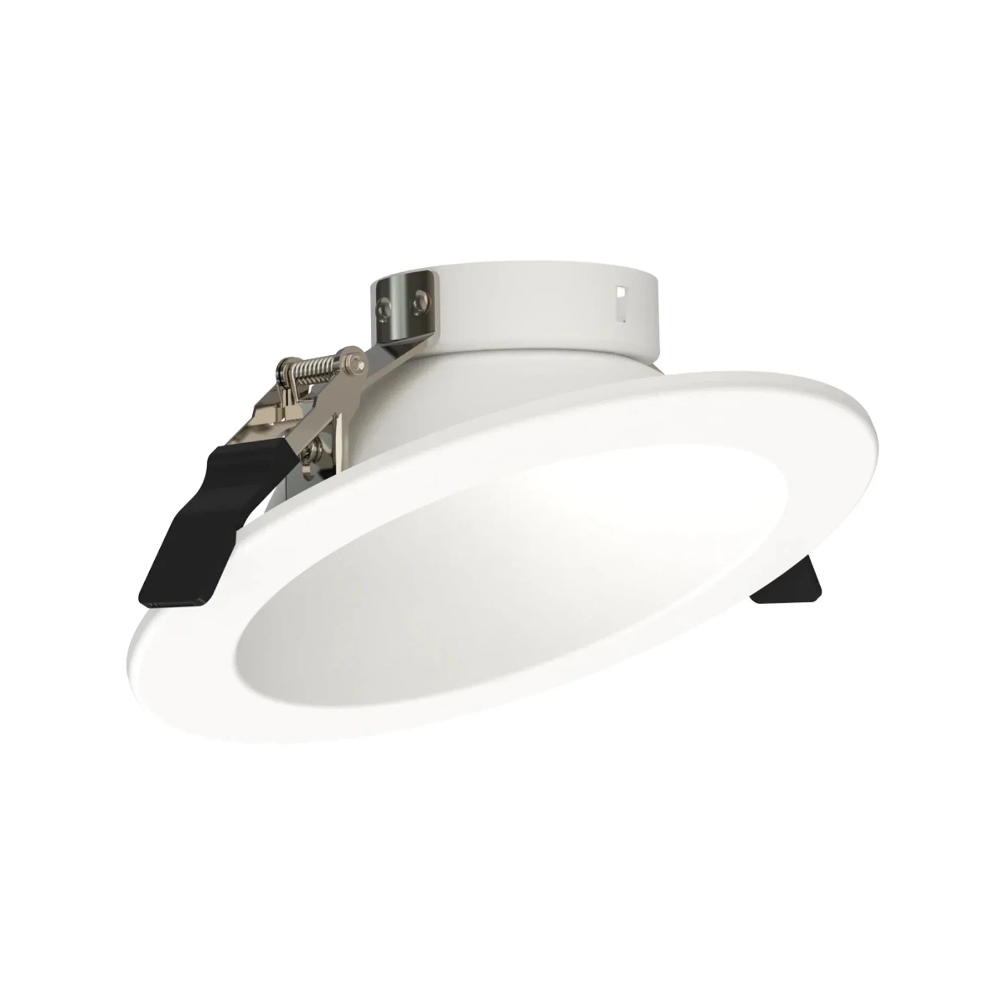 ND22 6" Round Wall Wash Trim White Reflector and Flange for ND22-12