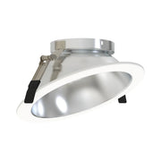 ND22 8" Round Wall Wash Trim Haze Reflector and White Flange for ND22-20, ND22-30 and ND22-50