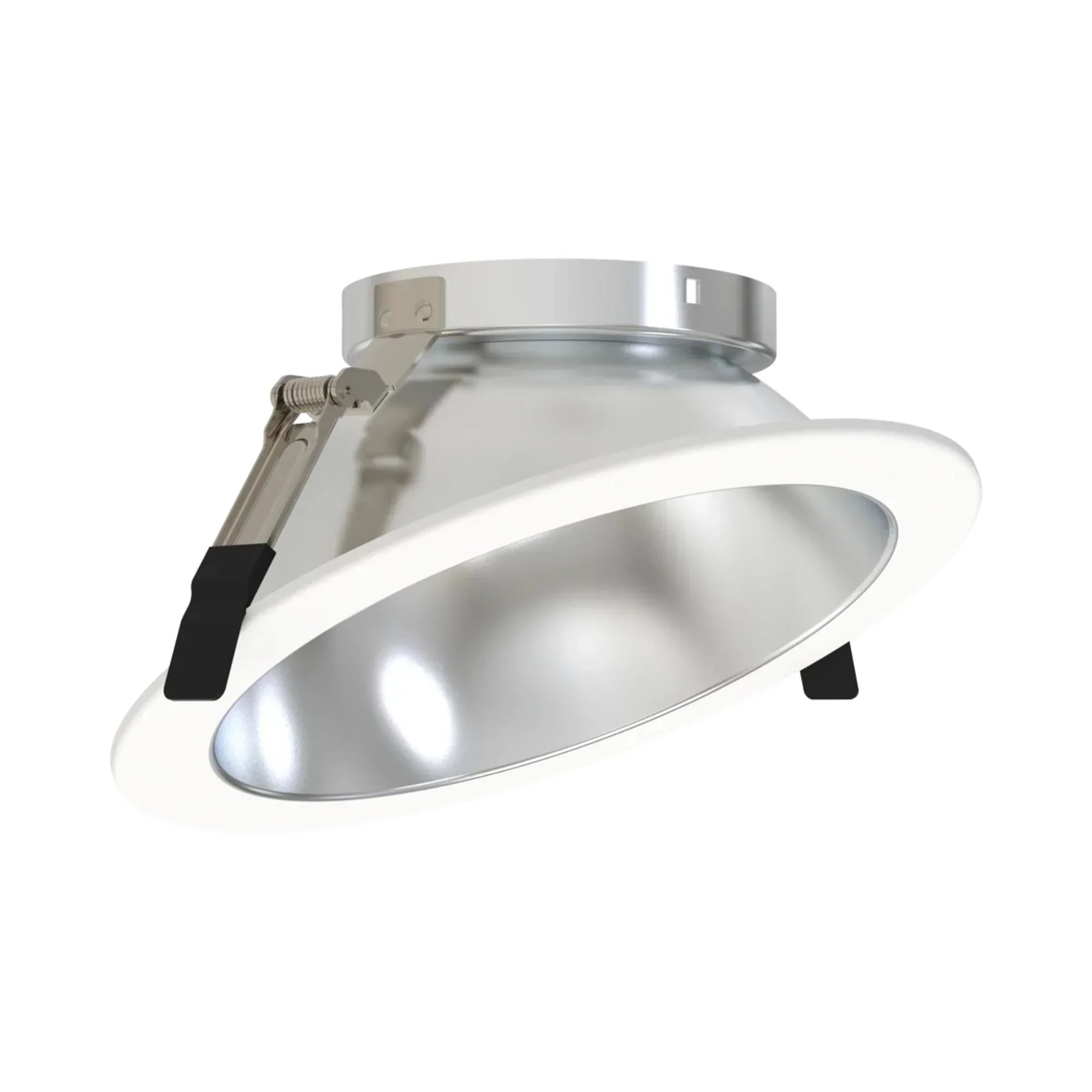 ND22 8" Round Wall Wash Trim Haze Reflector and White Flange for ND22-20, ND22-30 and ND22-50