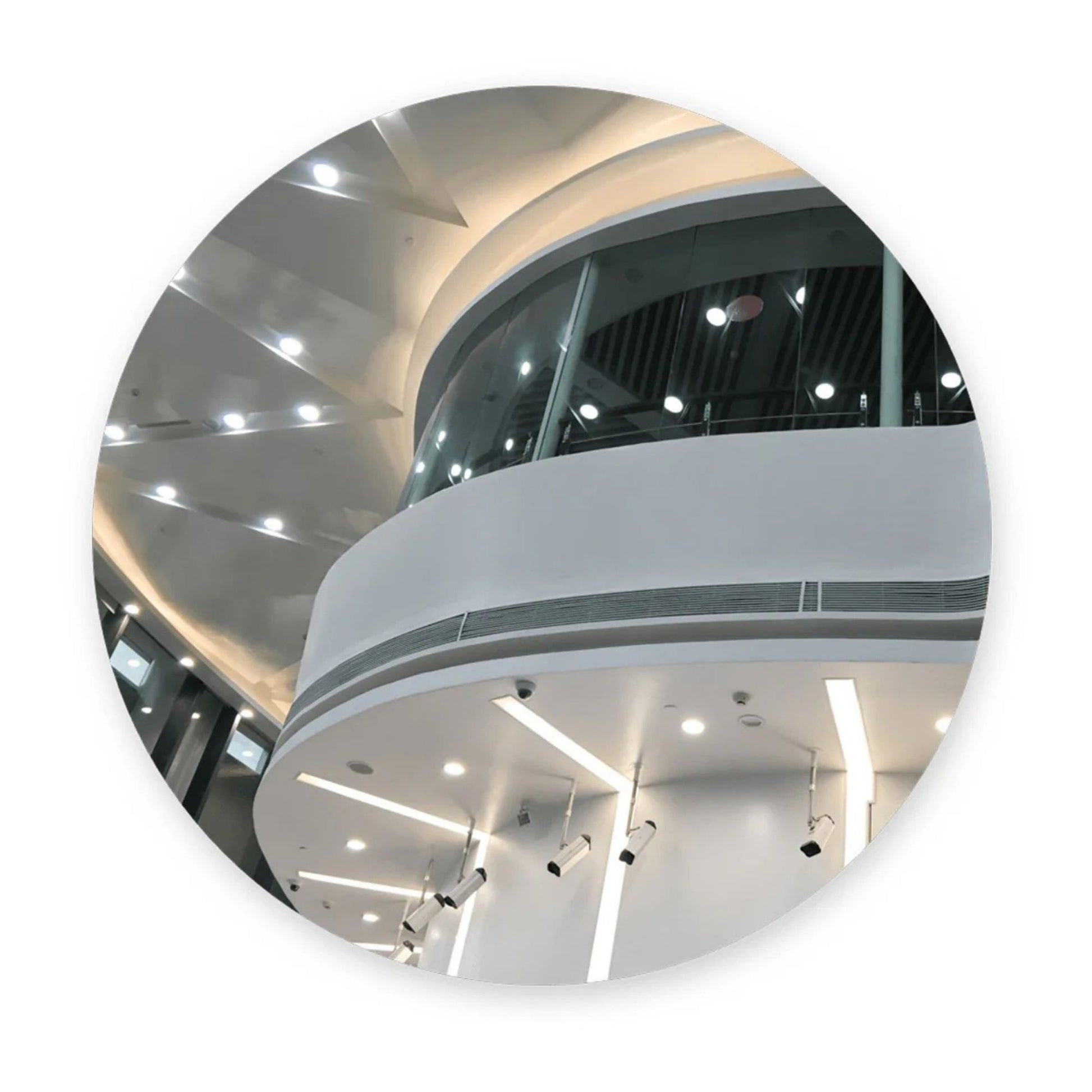 8" Deep Regress Commercial Downlight, 5000 Lm, 4-CCT, White Finish - Bees Lighting