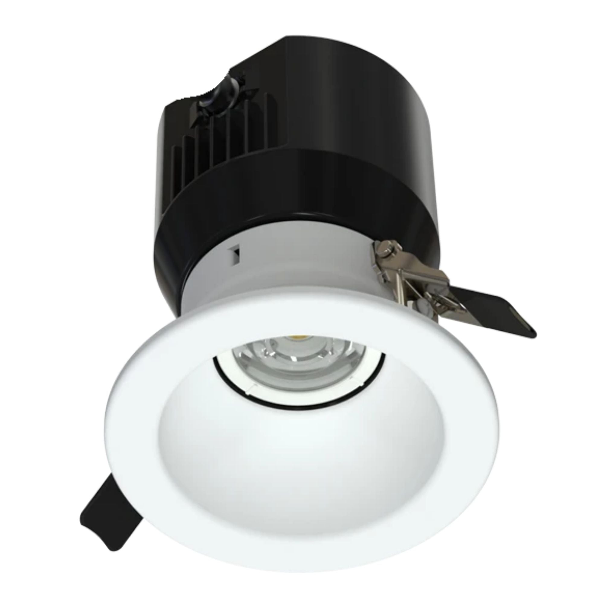 ND22 3" LED Commercial Downlight, 12W, 1000 Lm, 5-CCT, 120-277V, White Round Trim