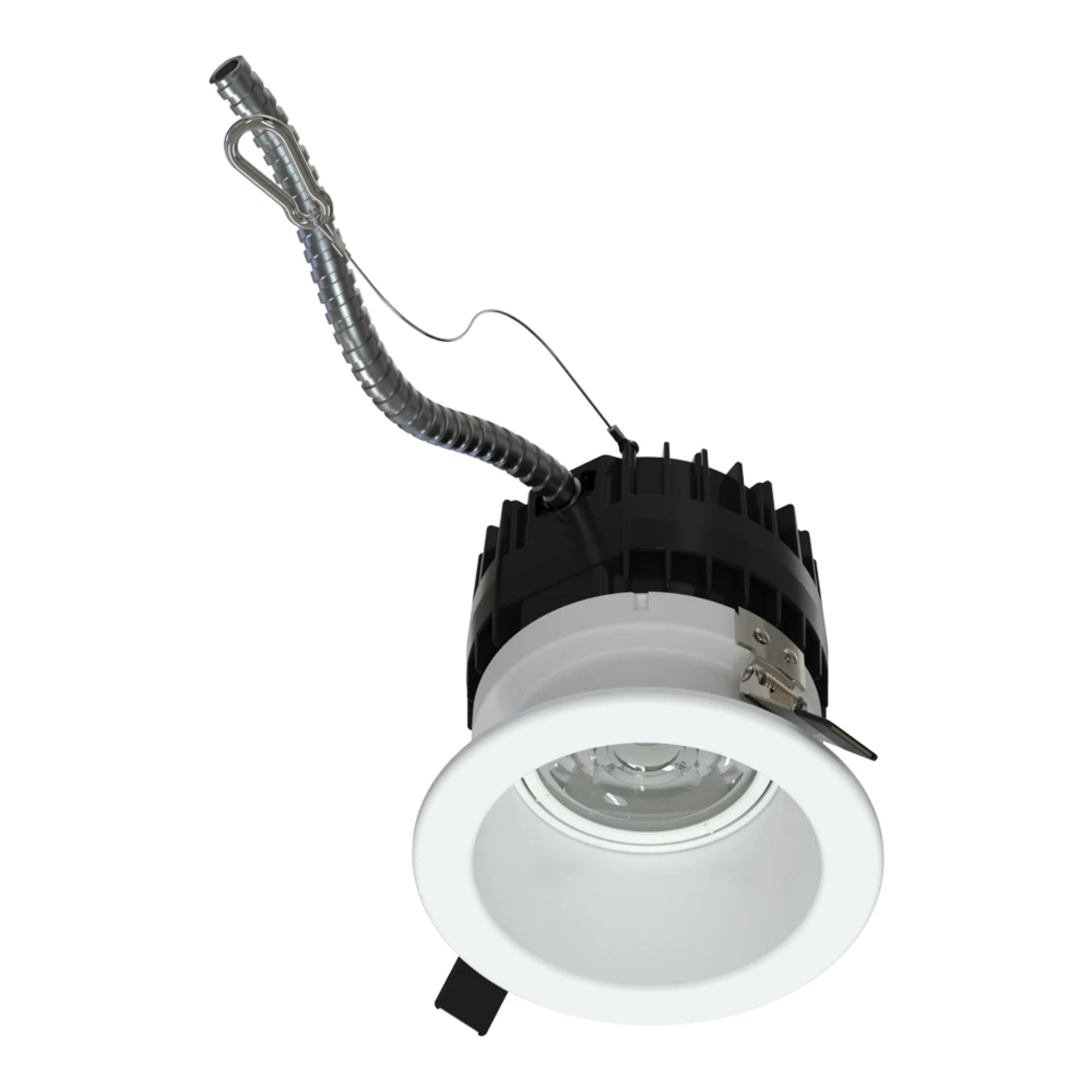 ND22 4" LED Commercial Downlight, 20W, 1850 Lm, 5-CCT, 120-277V, White Round Trim