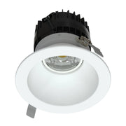 ND22 6" LED Commercial Downlight, 30W, 2800 Lm, 5-CCT, 120-277V, White Round Trim