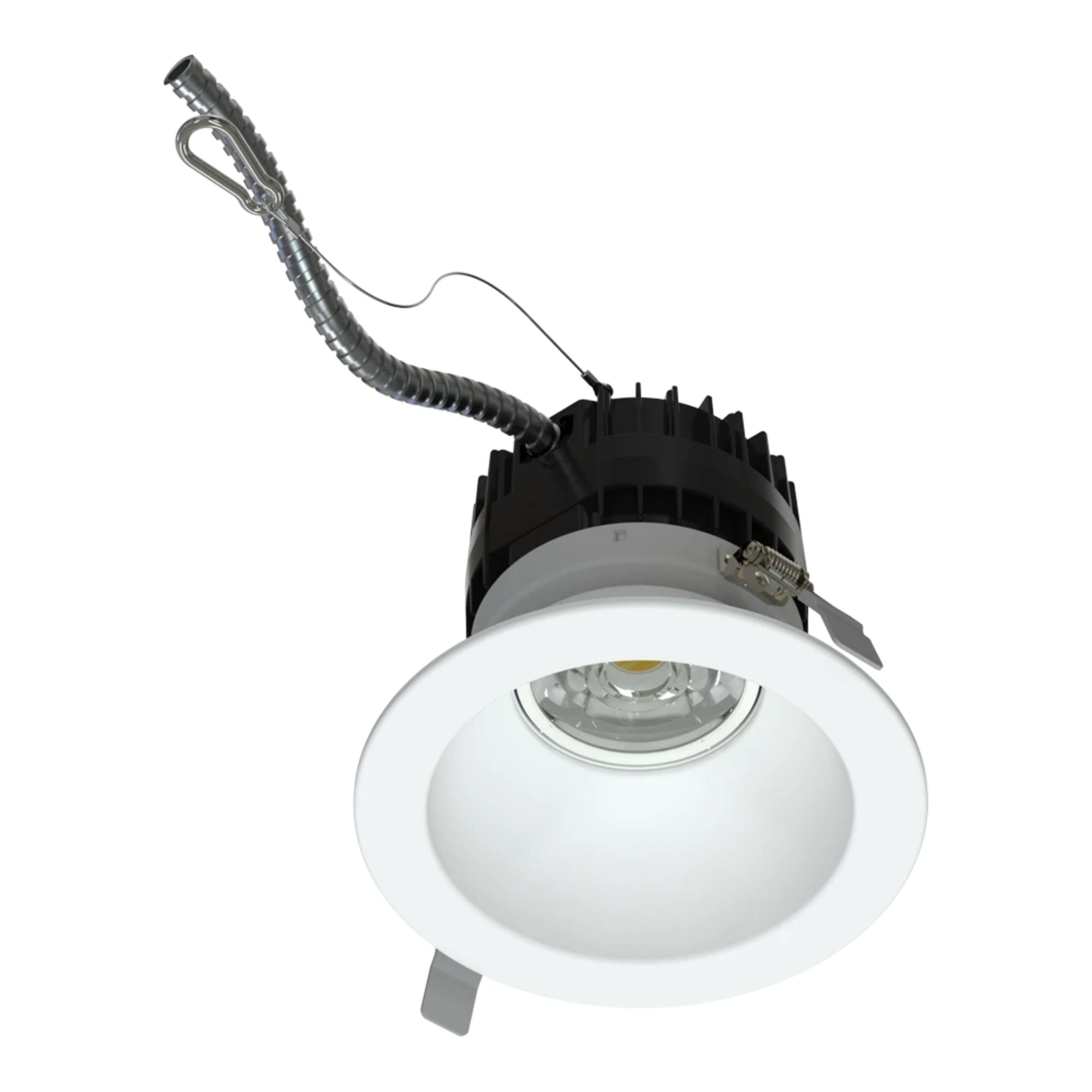 ND22 6" LED Commercial Downlight, 30W, 2800 Lm, 5-CCT, 120-277V, White Round Trim