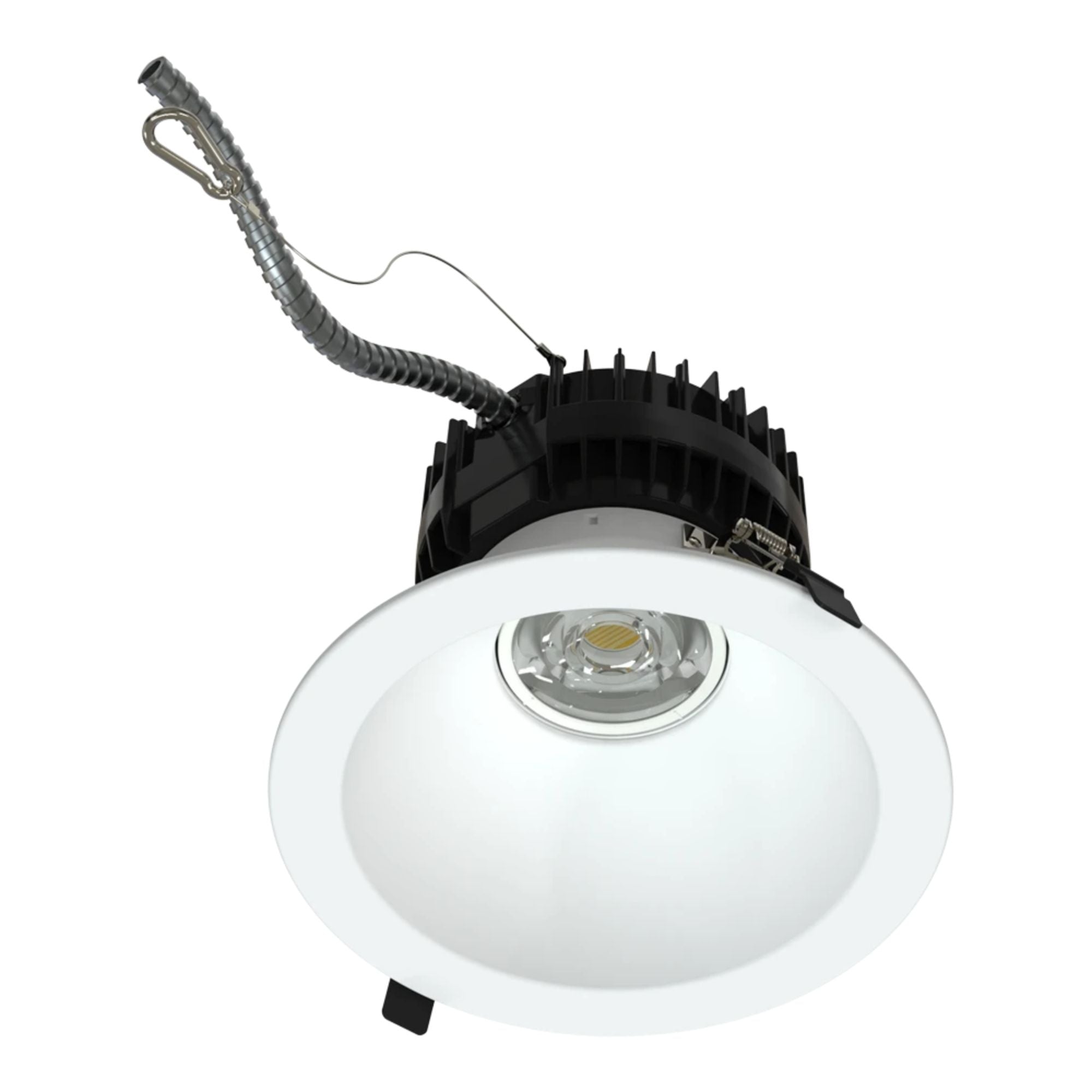 ND22 8" LED Commercial Downlight, 50W, 4700 Lm, 5-CCT, 120-277V, White Round Trim