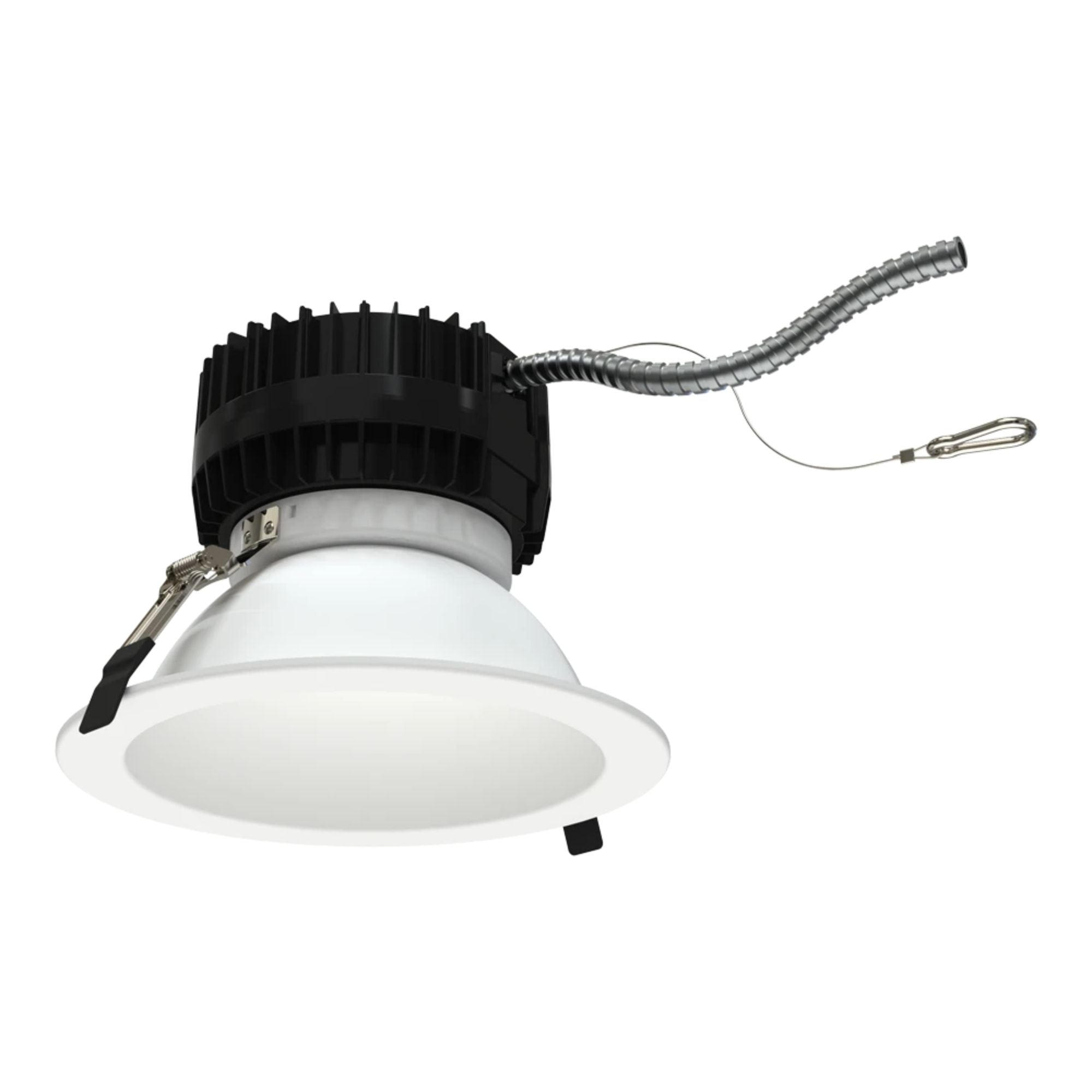 ND22 8" LED Commercial Downlight, 50W, 4700 Lm, 5-CCT, 120-277V, White Round Trim
