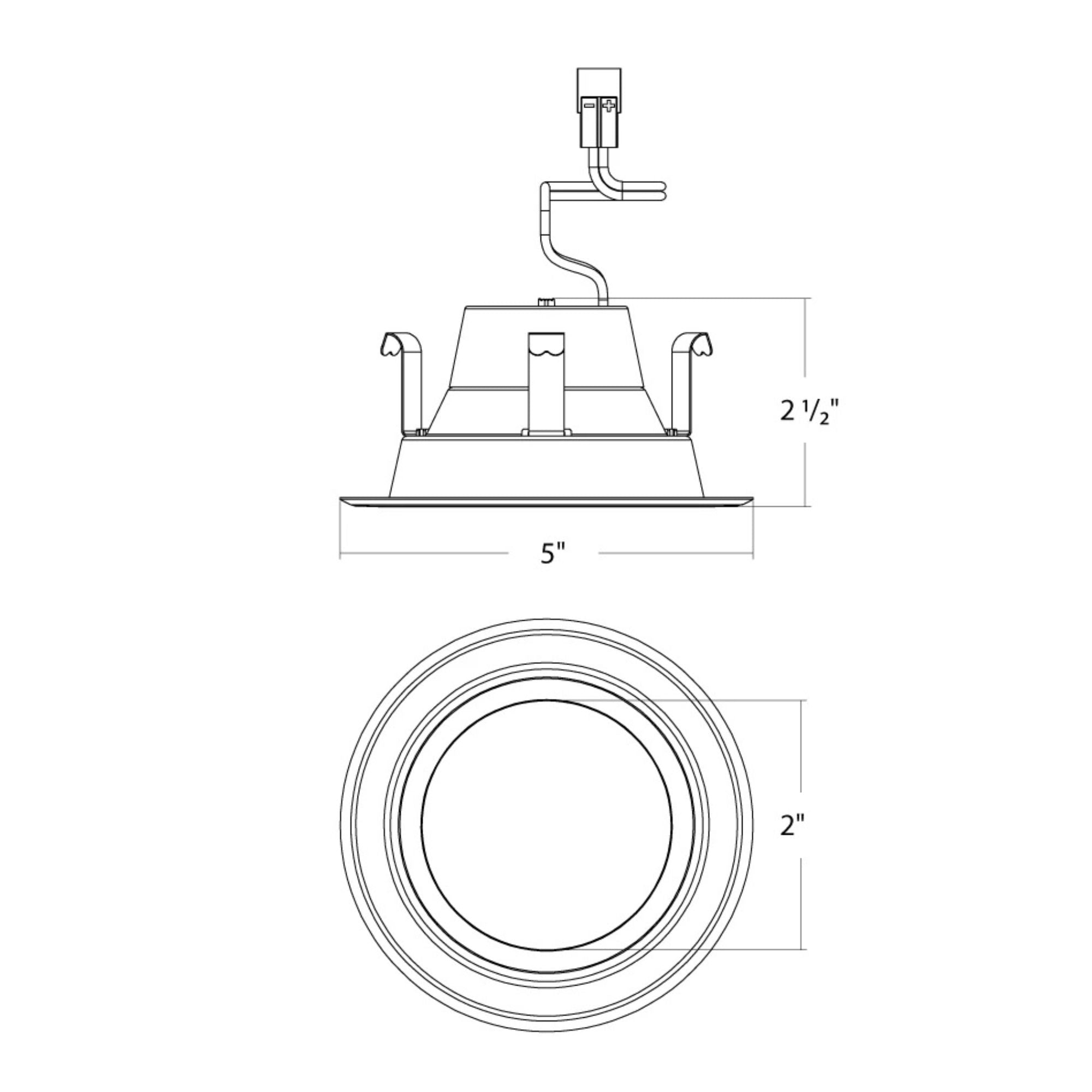 4" R34X Field-Adjustable LED Retrofit Downlight, 700 Lm, 5-CCT, Black Smooth Trim