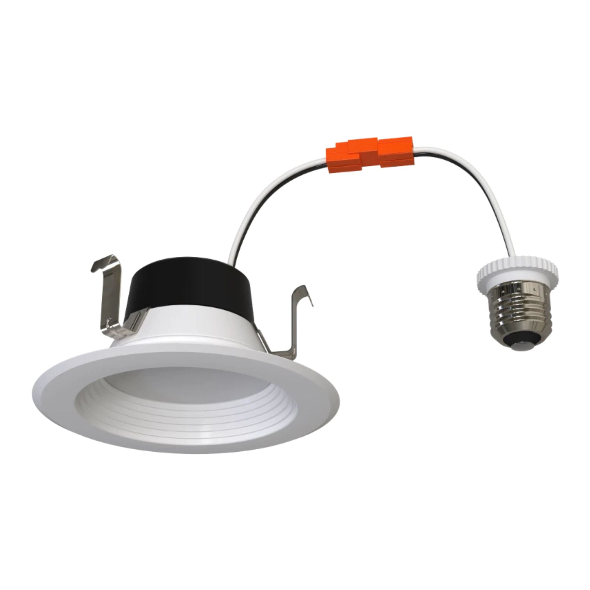 4" R34X Field-Adjustable LED Retrofit Downlight, 700 Lm, 5-CCT, Baffle Trim