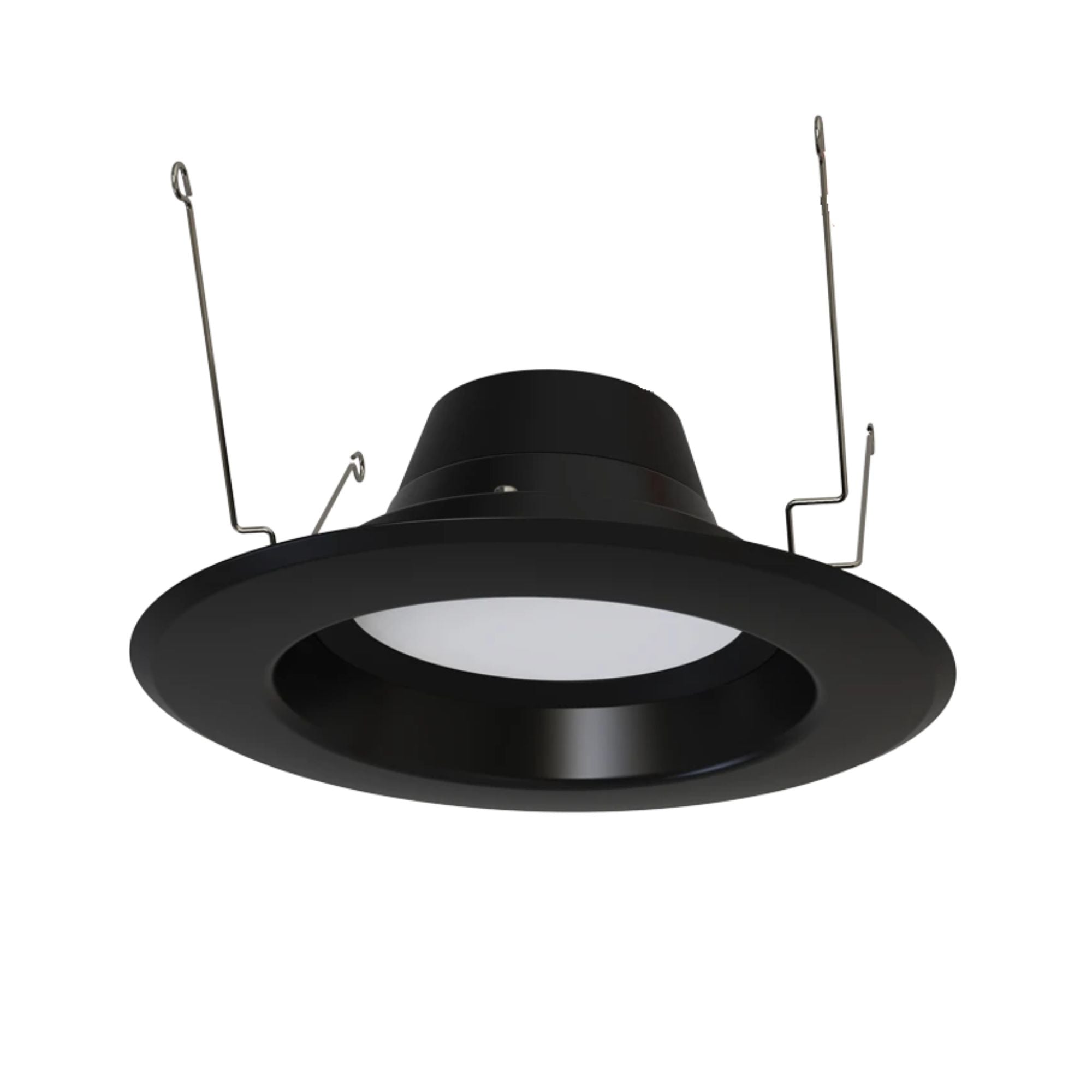 6" R34X Field-Adjustable LED Retrofit Downlight, 1400 Lm, 5-CCT, Black Smooth Trim