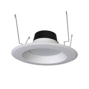 6" R34X Field-Adjustable LED Retrofit Downlight, 1300 Lm, 5-CCT, Baffle Trim