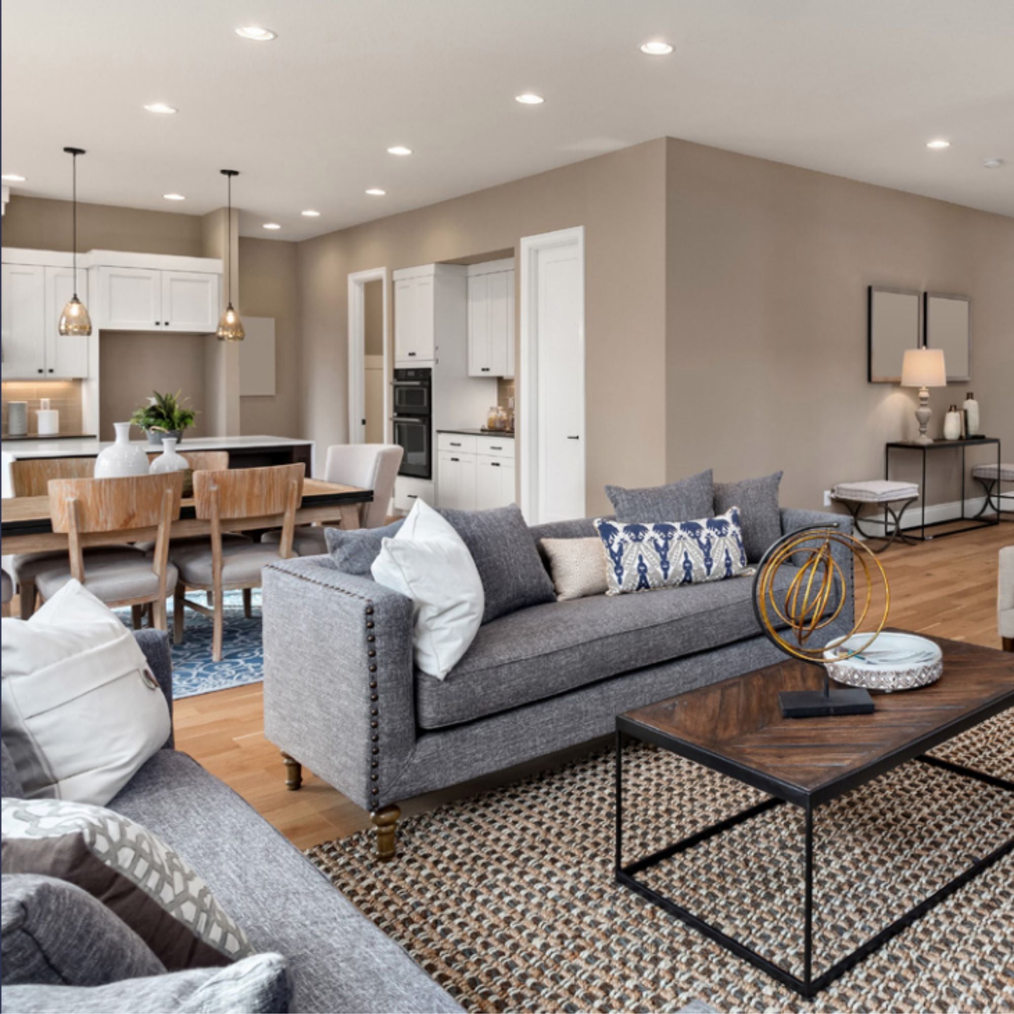 6" R34X Field-Adjustable LED Retrofit Downlight, 1300 Lm, 5-CCT, Baffle Trim