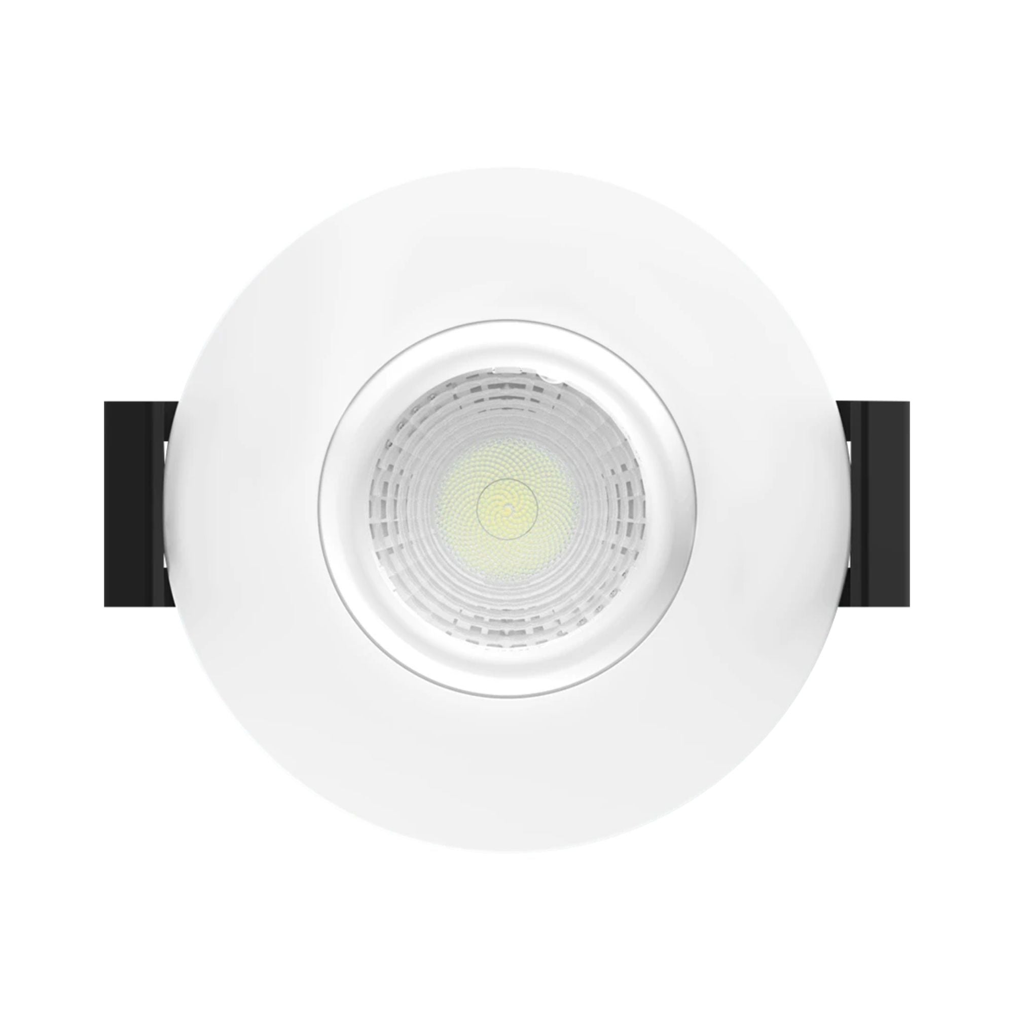 2" Canless Gimbal Downlight, 400 Lm, 5-CCT, 38° Spot, White Smooth Trim