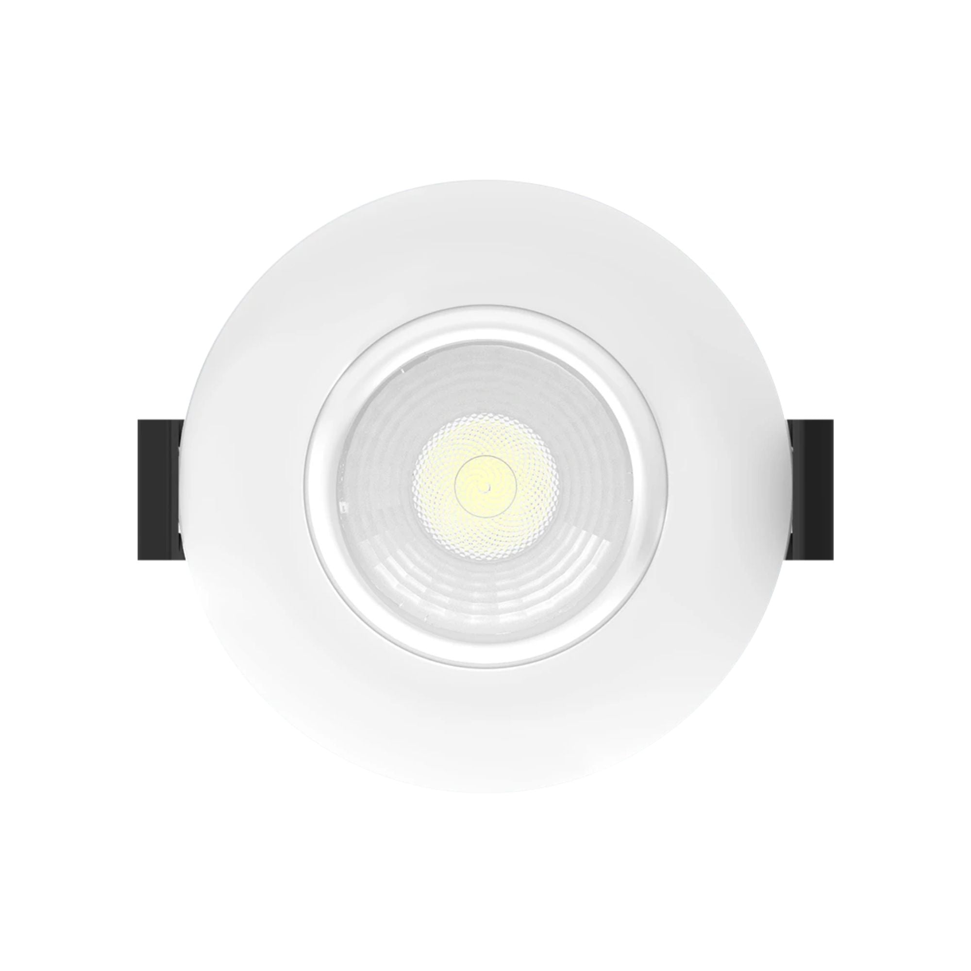 3" Canless Gimbal Downlight, 600 Lm, 5-CCT, 38° Spot, White Smooth Trim