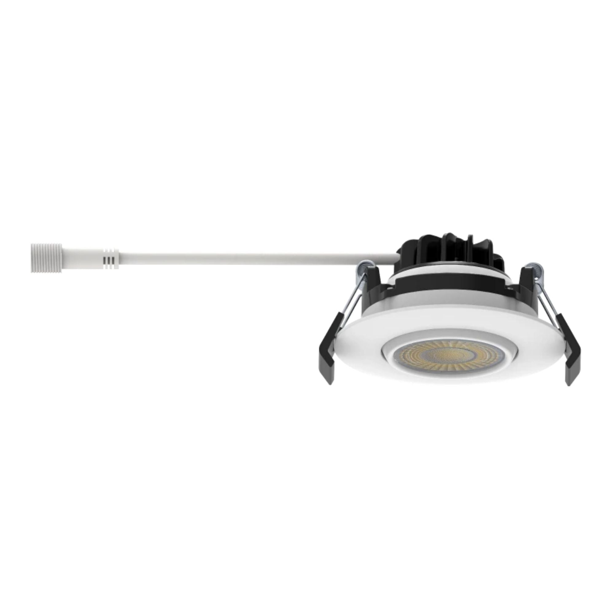 RAB Lighting - 3" Canless Gimbal Downlight, 600 Lm, 5-CCT, 38° Spot, White Smooth Trim | Bees Lighting