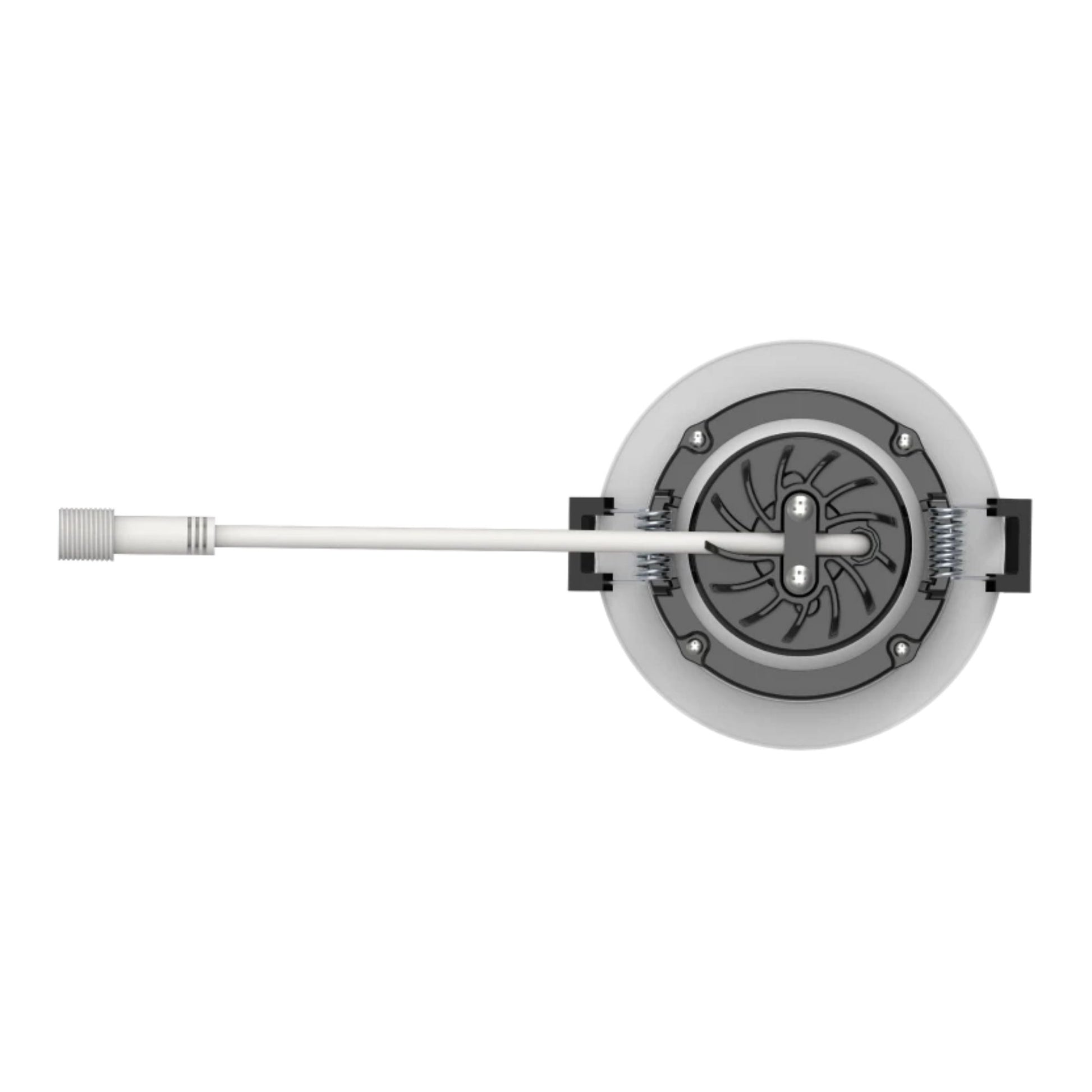 RAB Lighting - 3" Canless Gimbal Downlight, 600 Lm, 5-CCT, 38° Spot, White Smooth Trim | Bees Lighting