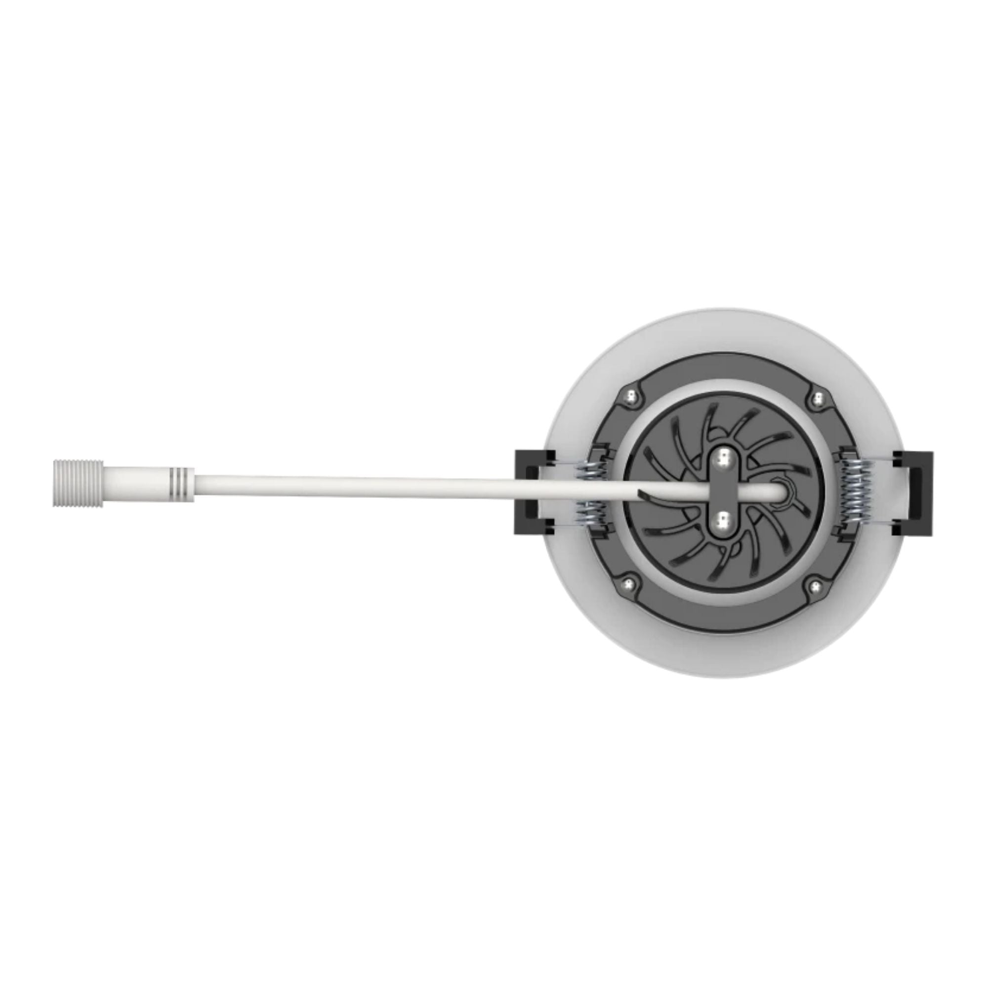 RAB Lighting - 3" Canless Gimbal Downlight, 600 Lm, 5-CCT, 38° Spot, White Smooth Trim | Bees Lighting