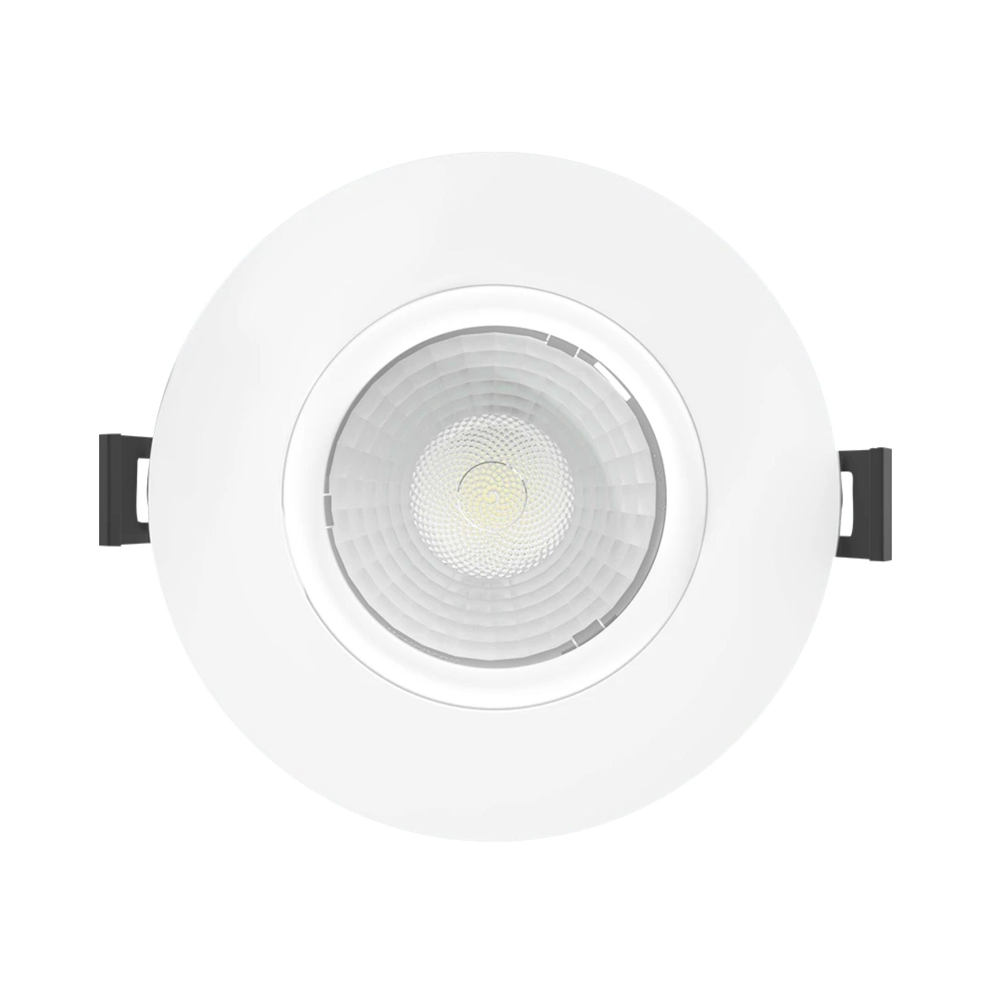 RAB Lighting - 4" Canless Gimbal Downlight, 1050 Lm, 5-CCT, 38° Spot, White Smooth Trim | Bees Lighting