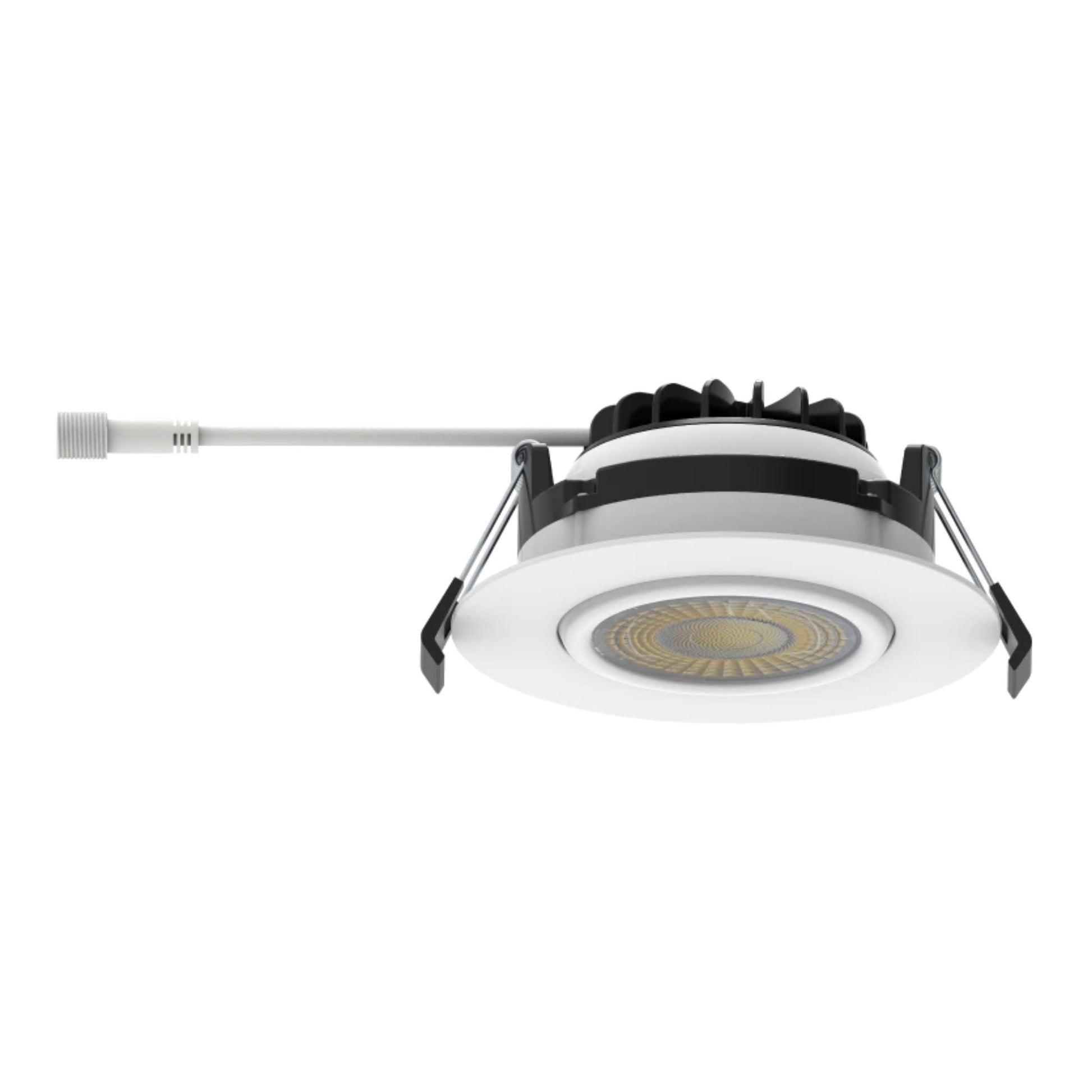 RAB Lighting - 4" Canless Gimbal Downlight, 1050 Lm, 5-CCT, 38° Spot, White Smooth Trim | Bees Lighting