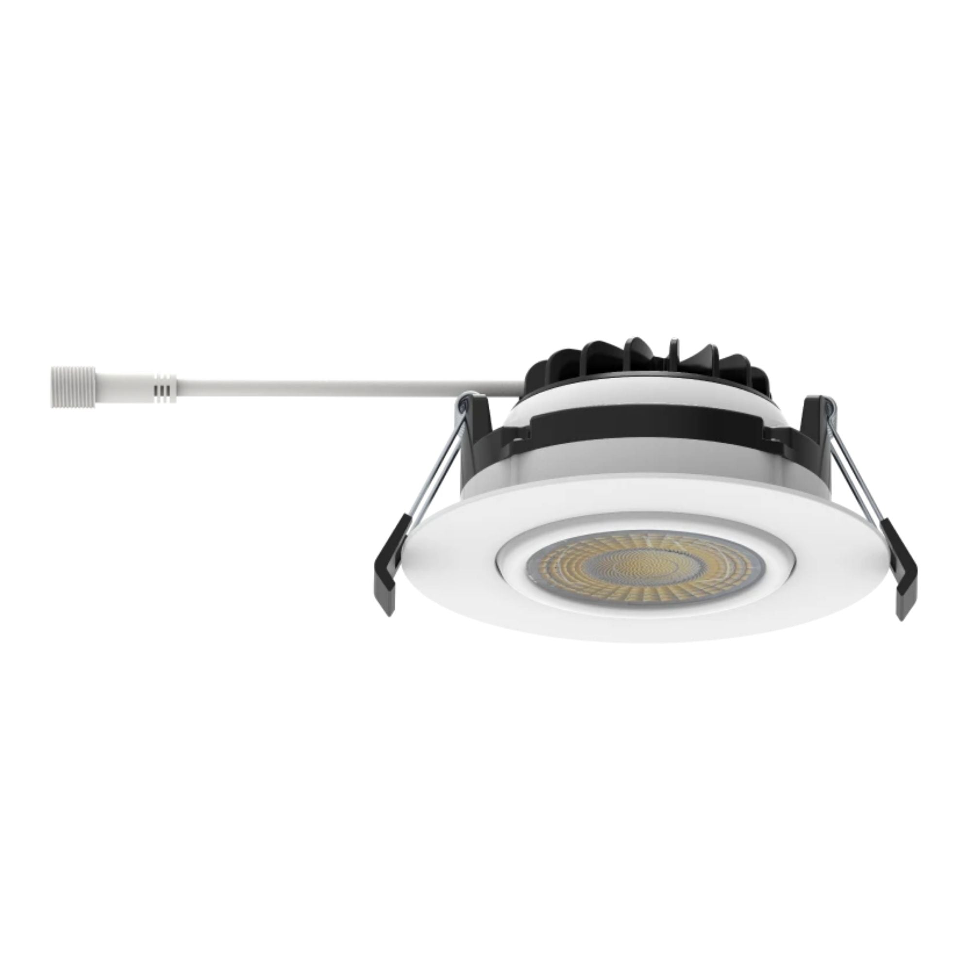 RAB Lighting - 4" Canless Gimbal Downlight, 1050 Lm, 5-CCT, 38° Spot, White Smooth Trim | Bees Lighting
