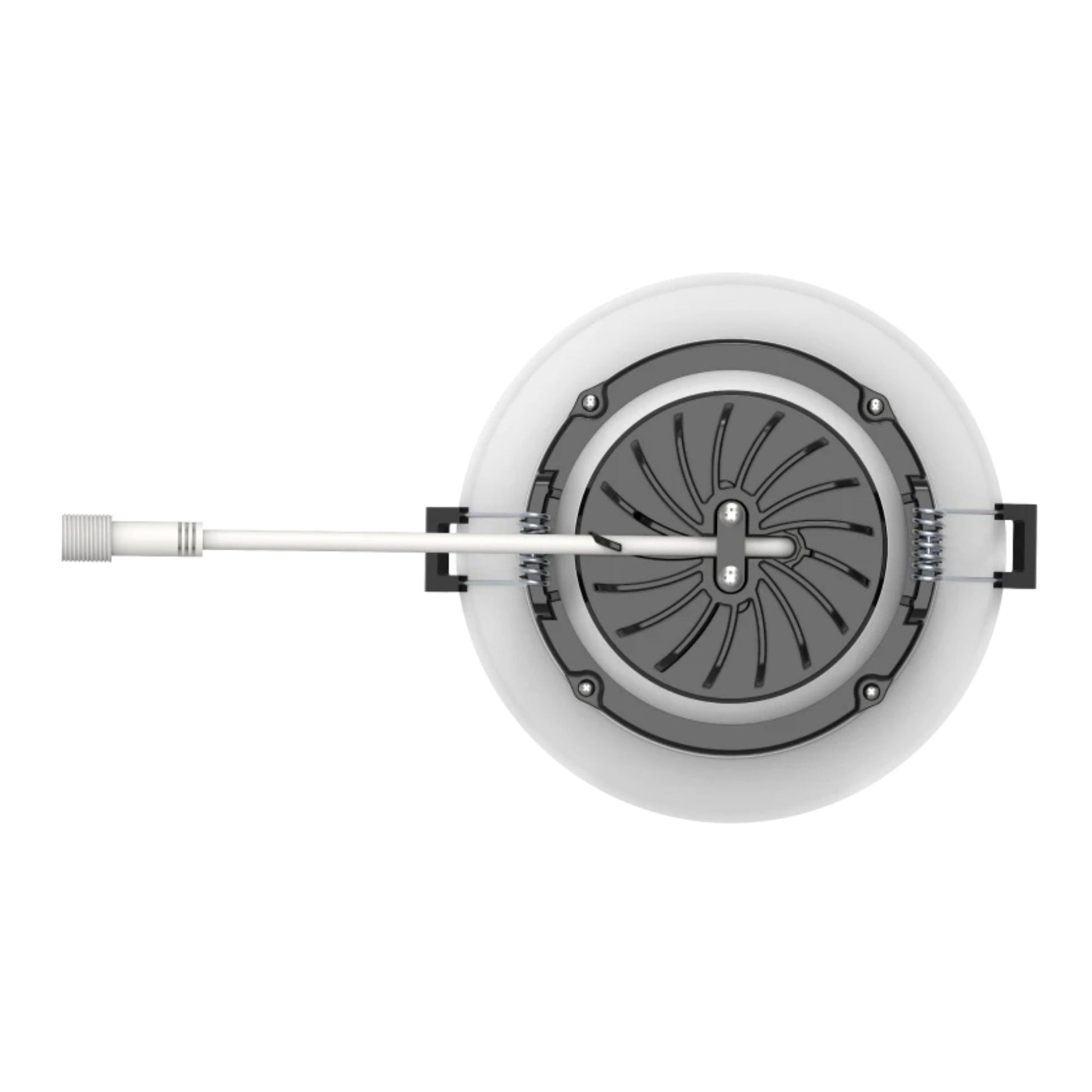 RAB Lighting - 4" Canless Gimbal Downlight, 1050 Lm, 5-CCT, 38° Spot, White Smooth Trim | Bees Lighting