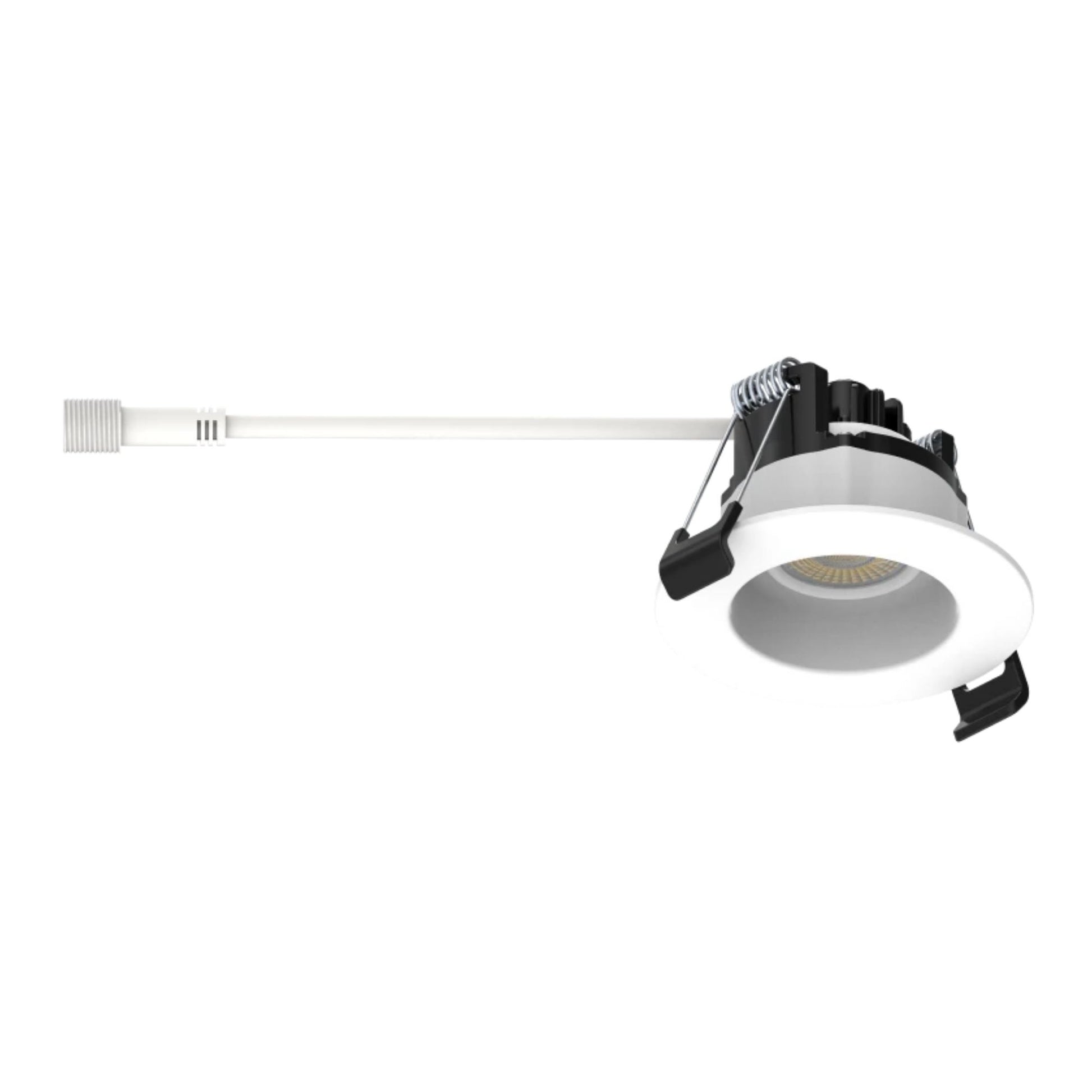 RAB Lighting - 2" Canless Gimbal Downlight, 400 Lm, 5-CCT, 20° Spot, White Deep Regress Trim | Bees Lighting